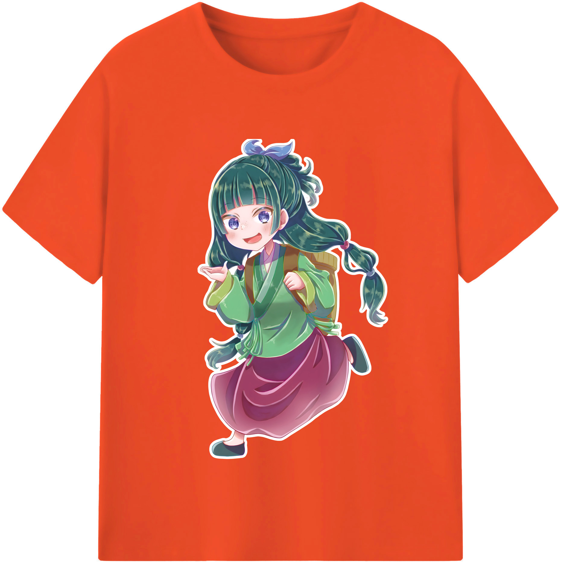 （画像用） 薬屋のひとりごと The Apothecary Diaries 綿100％半袖Tシャツ（フロントプリント）