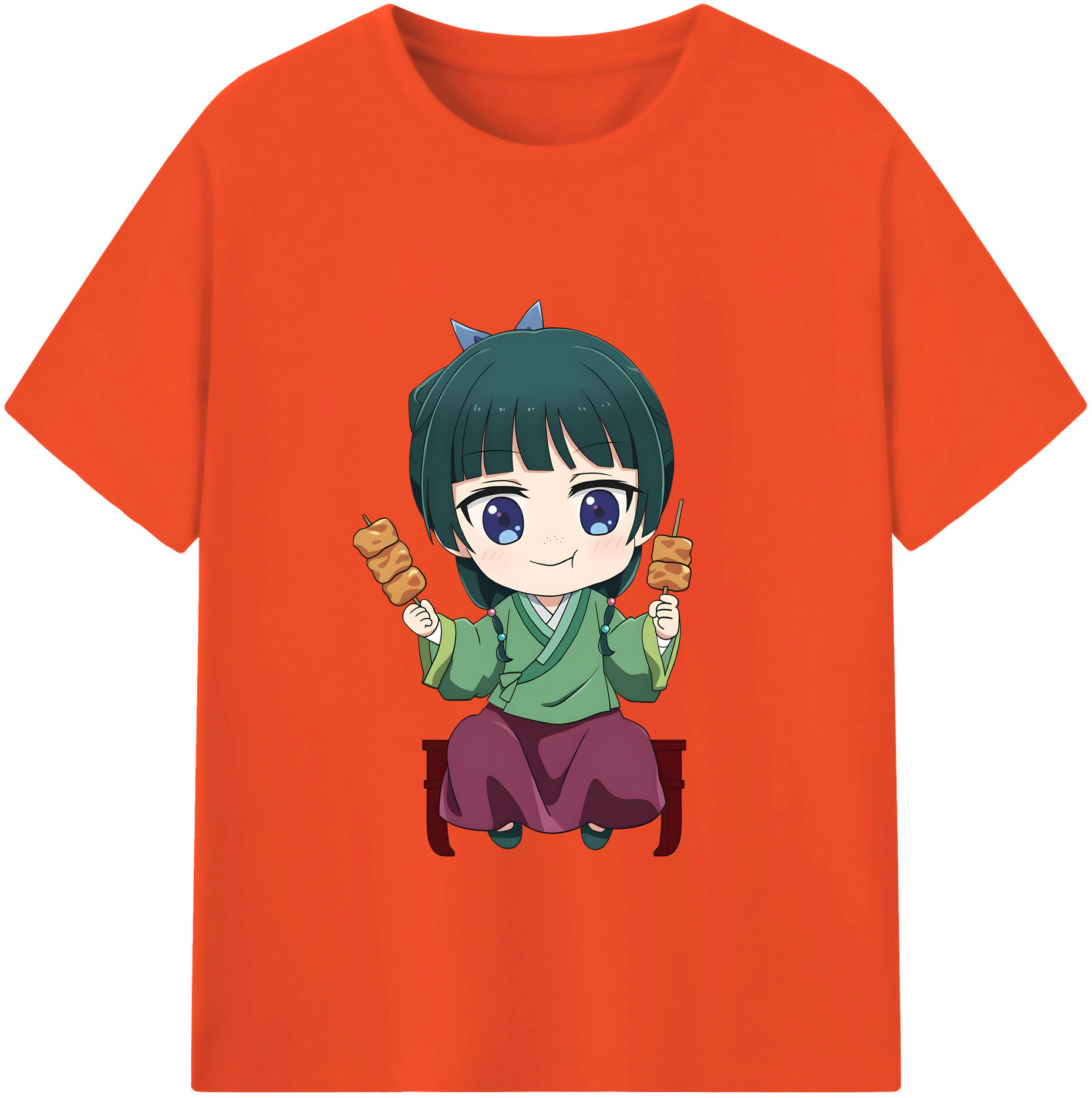 （画像用） 薬屋のひとりごと The Apothecary Diaries 綿100％半袖Tシャツ（フロントプリント）
