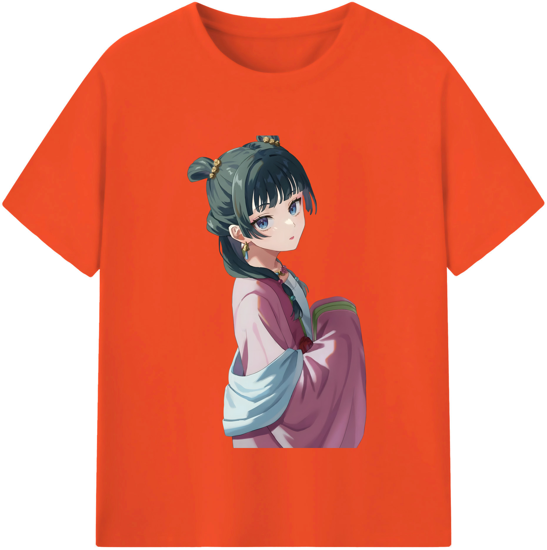 （画像用） 薬屋のひとりごと The Apothecary Diaries 綿100％半袖Tシャツ（フロントプリント）