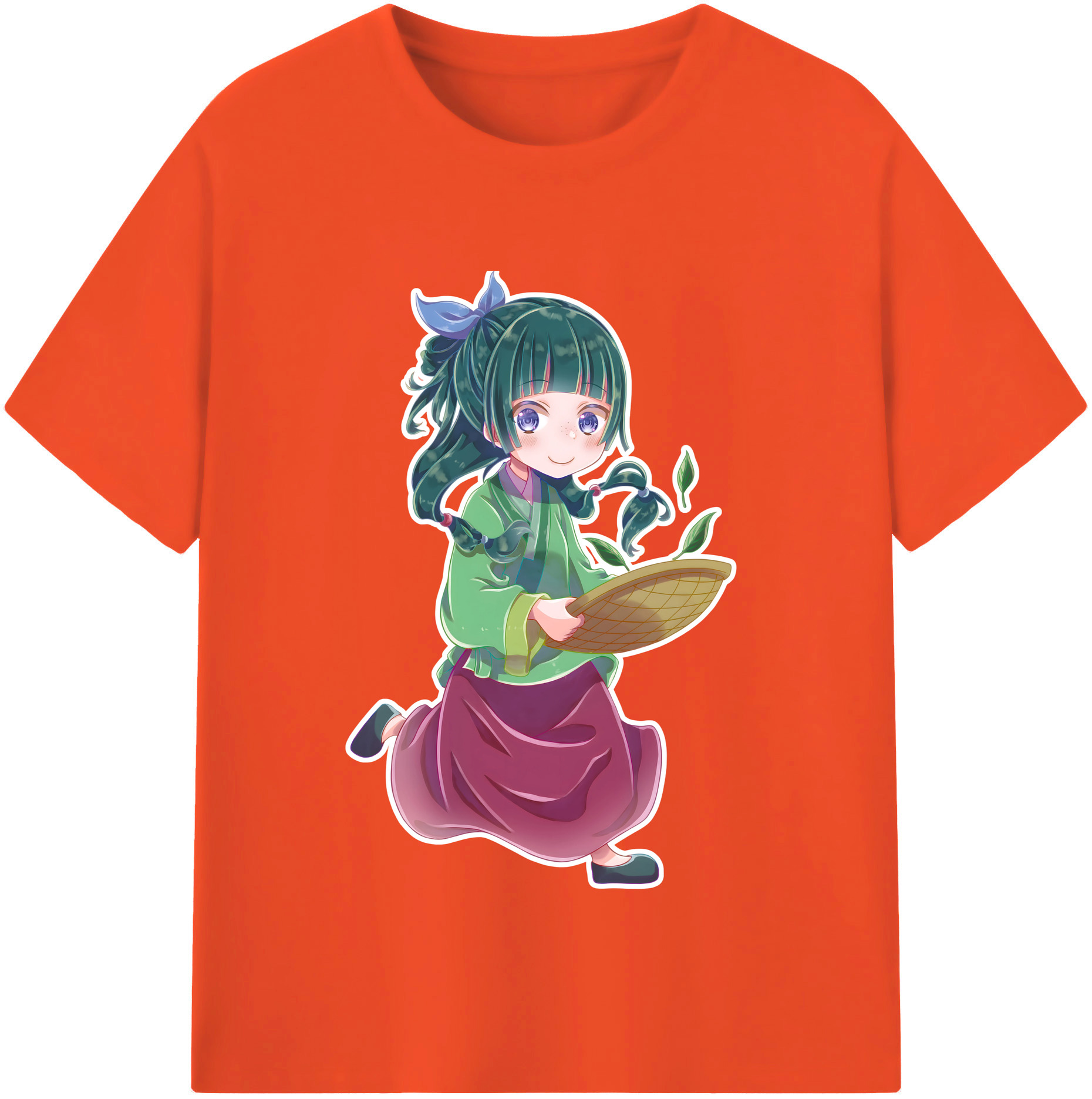 （画像用） 薬屋のひとりごと The Apothecary Diaries 綿100％半袖Tシャツ（フロントプリント）
