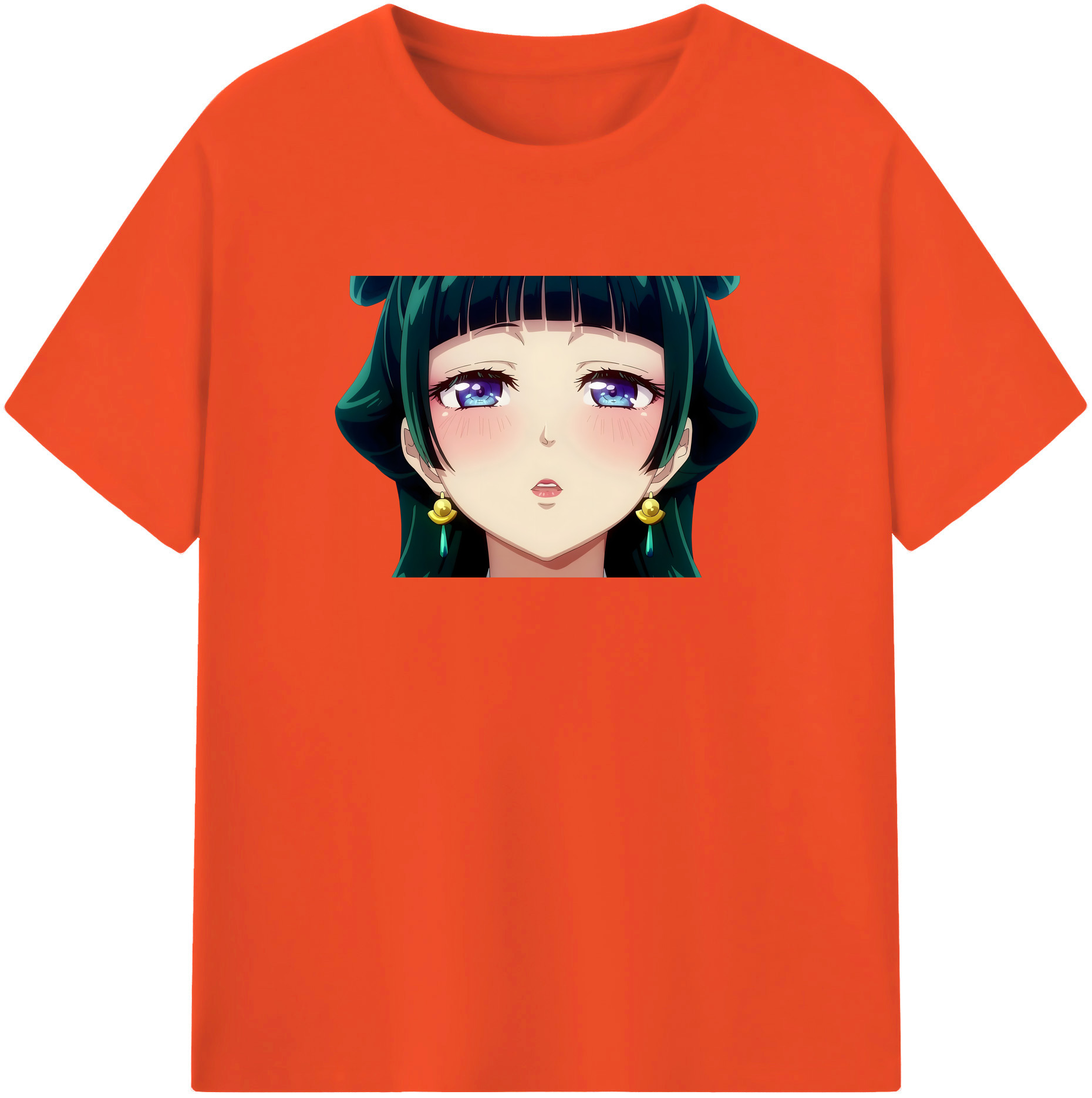 （画像用） 薬屋のひとりごと The Apothecary Diaries 綿100％半袖Tシャツ（フロントプリント）