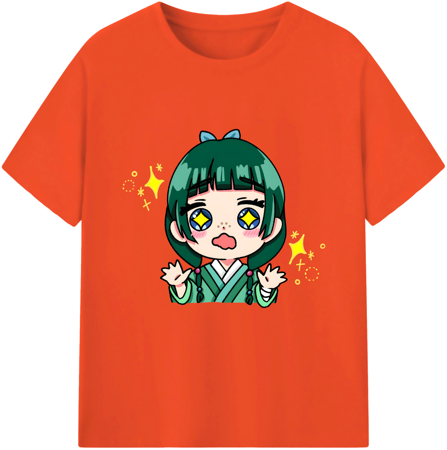 （画像用） 薬屋のひとりごと The Apothecary Diaries 綿100％半袖Tシャツ（フロントプリント）
