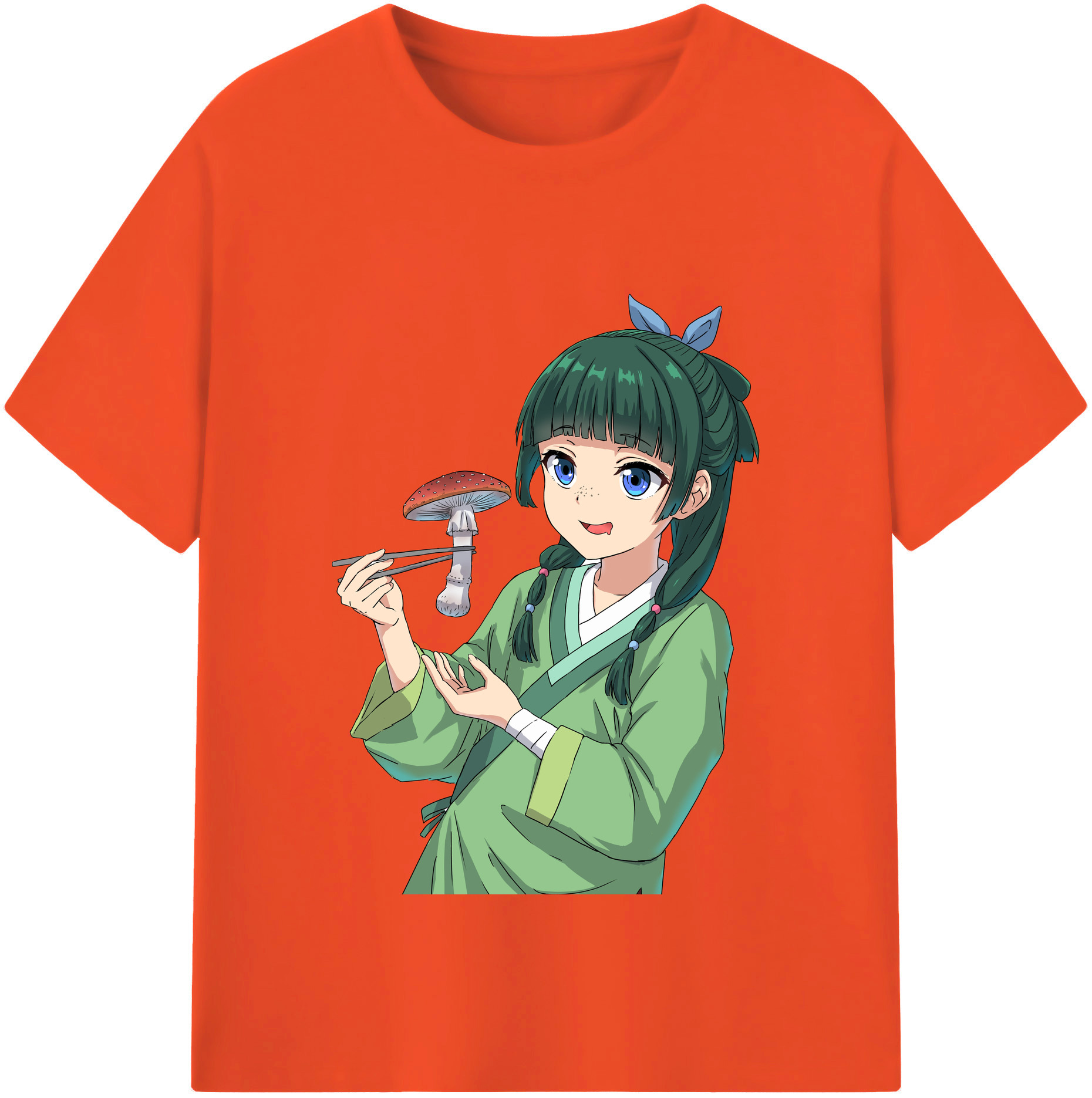（画像用） 薬屋のひとりごと The Apothecary Diaries 綿100％半袖Tシャツ（フロントプリント）