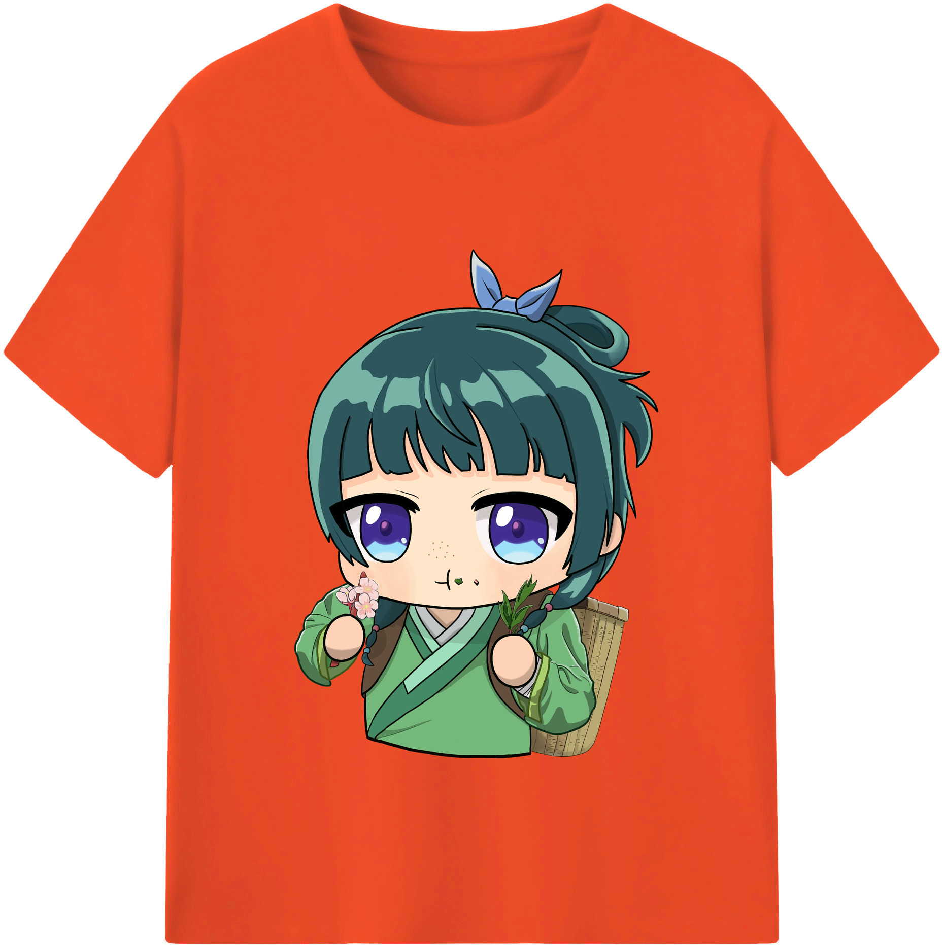 （画像用） 薬屋のひとりごと The Apothecary Diaries 綿100％半袖Tシャツ（フロントプリント）