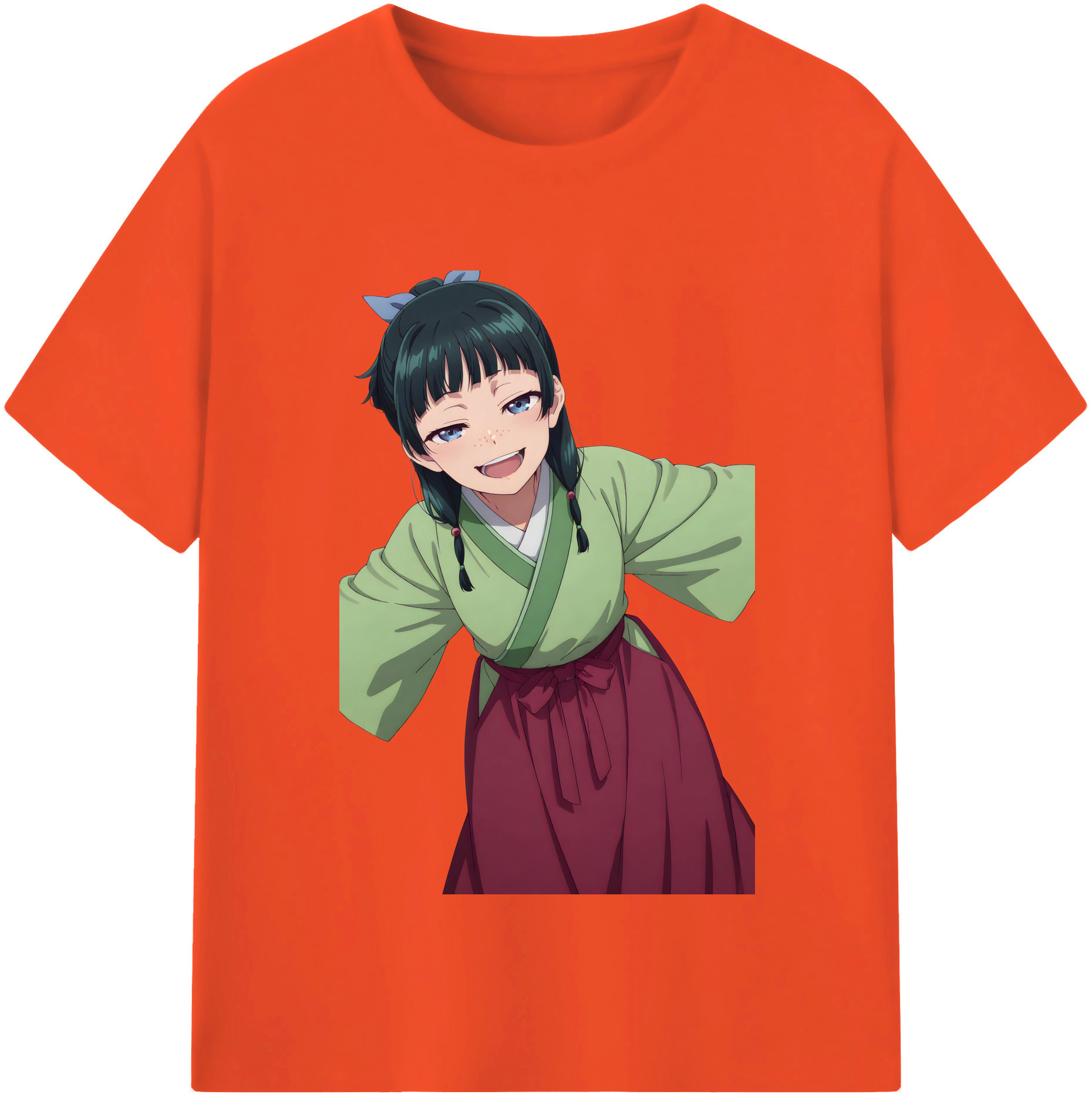 （画像用） 薬屋のひとりごと The Apothecary Diaries 綿100％半袖Tシャツ（フロントプリント）
