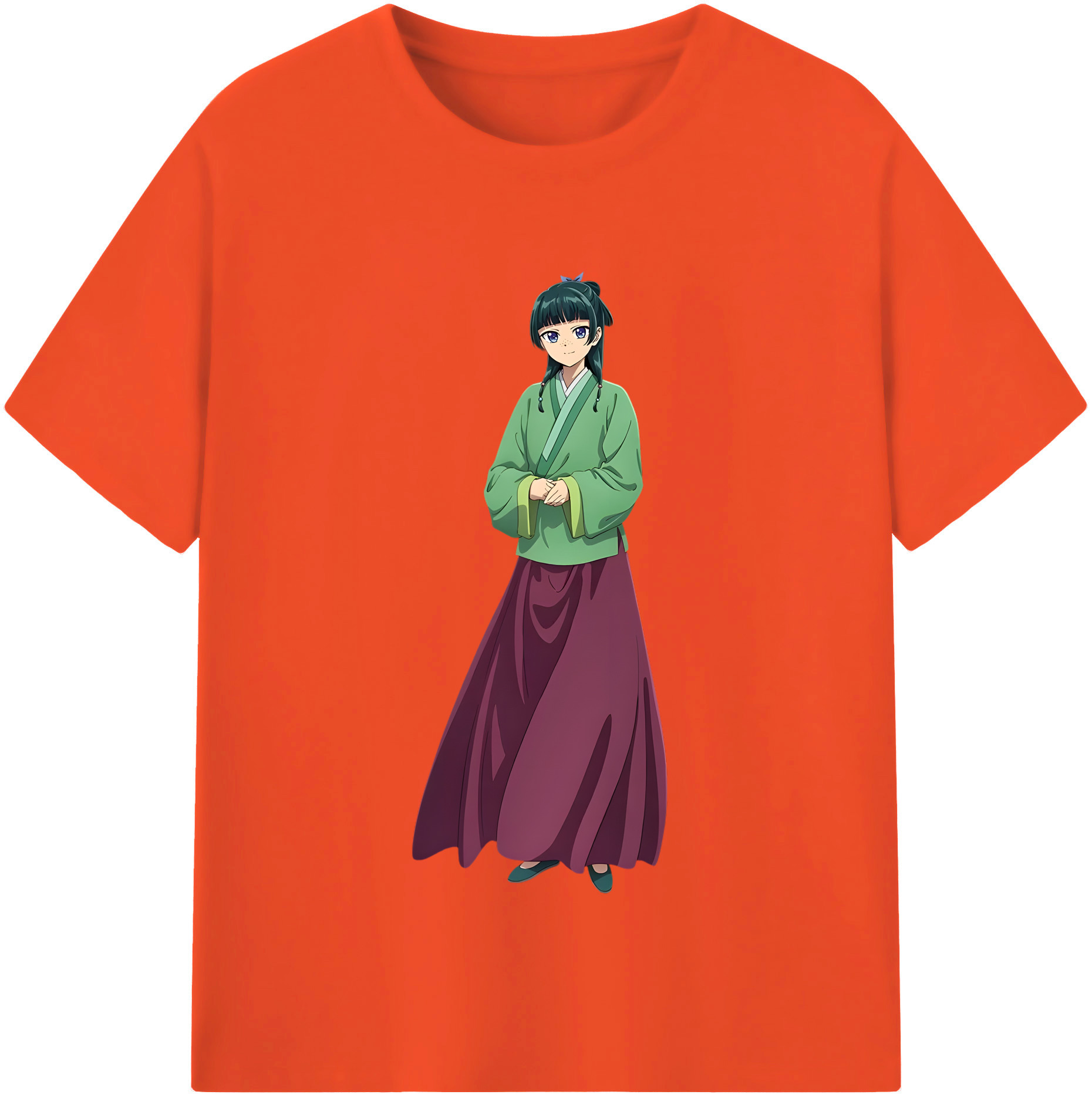 （画像用） 薬屋のひとりごと The Apothecary Diaries 綿100％半袖Tシャツ（フロントプリント）