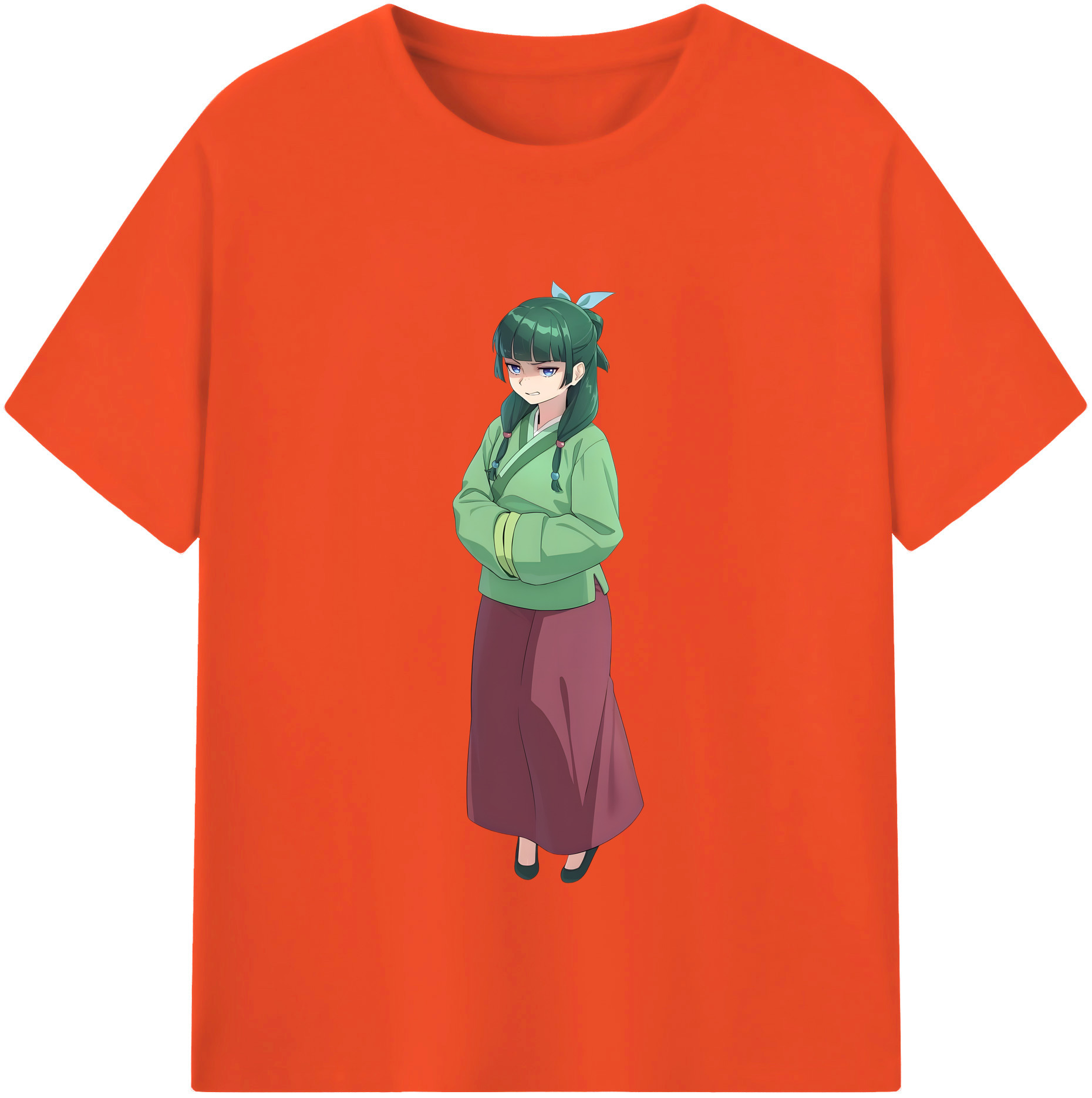 （画像用） 薬屋のひとりごと The Apothecary Diaries 綿100％半袖Tシャツ（フロントプリント）