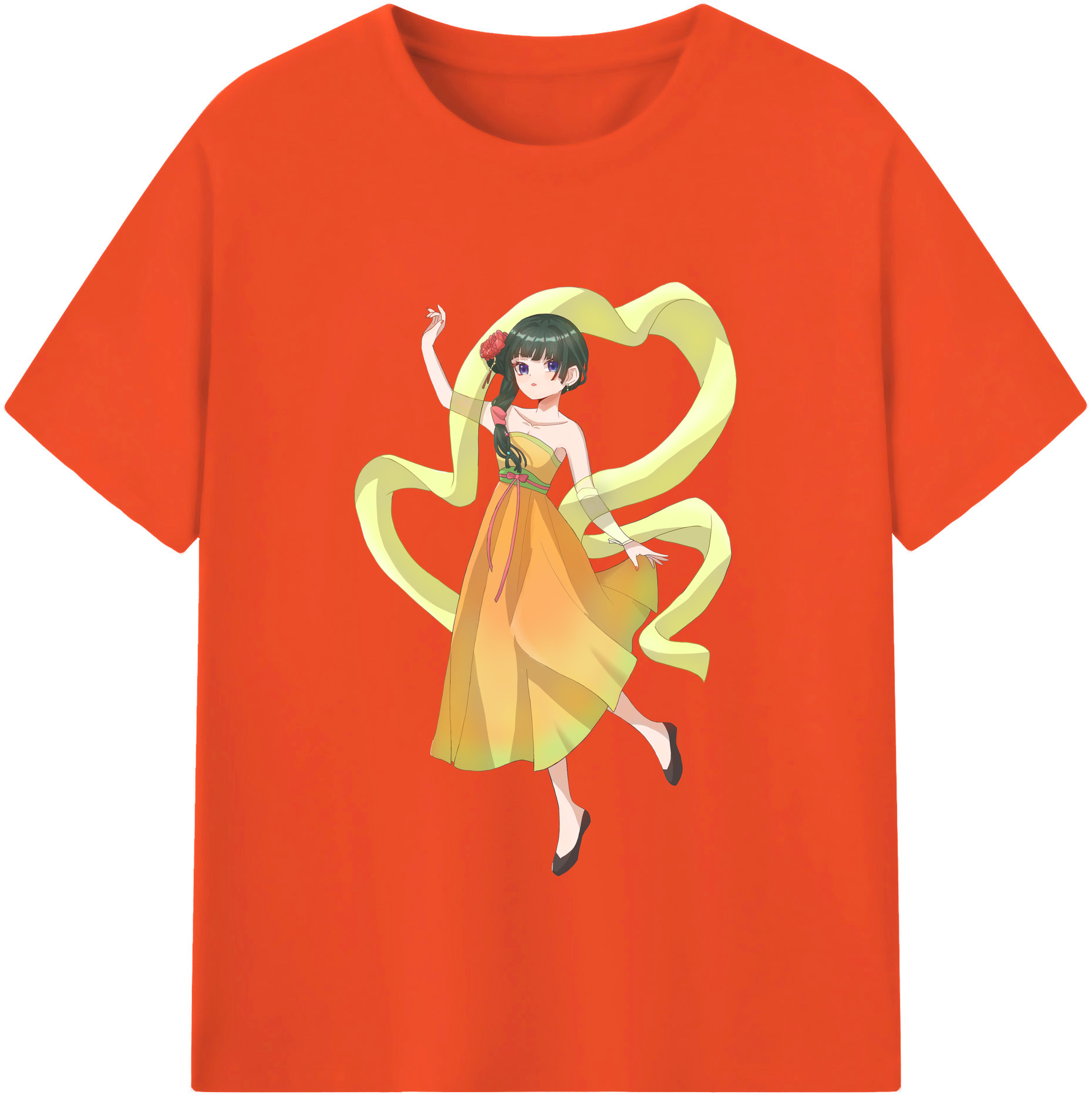 （画像用） 薬屋のひとりごと The Apothecary Diaries 綿100％半袖Tシャツ（フロントプリント）