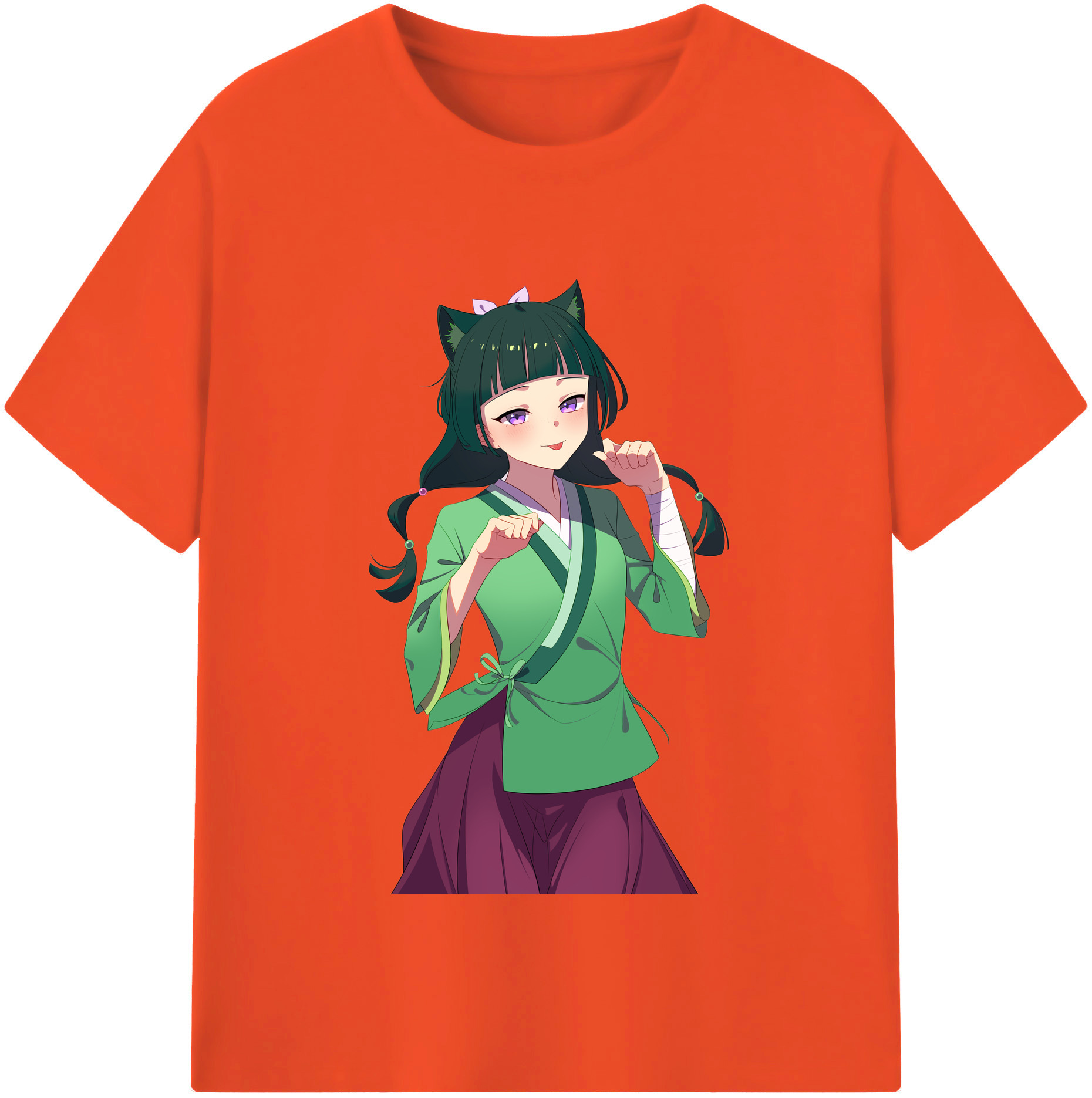 （画像用） 薬屋のひとりごと The Apothecary Diaries 綿100％半袖Tシャツ（フロントプリント）