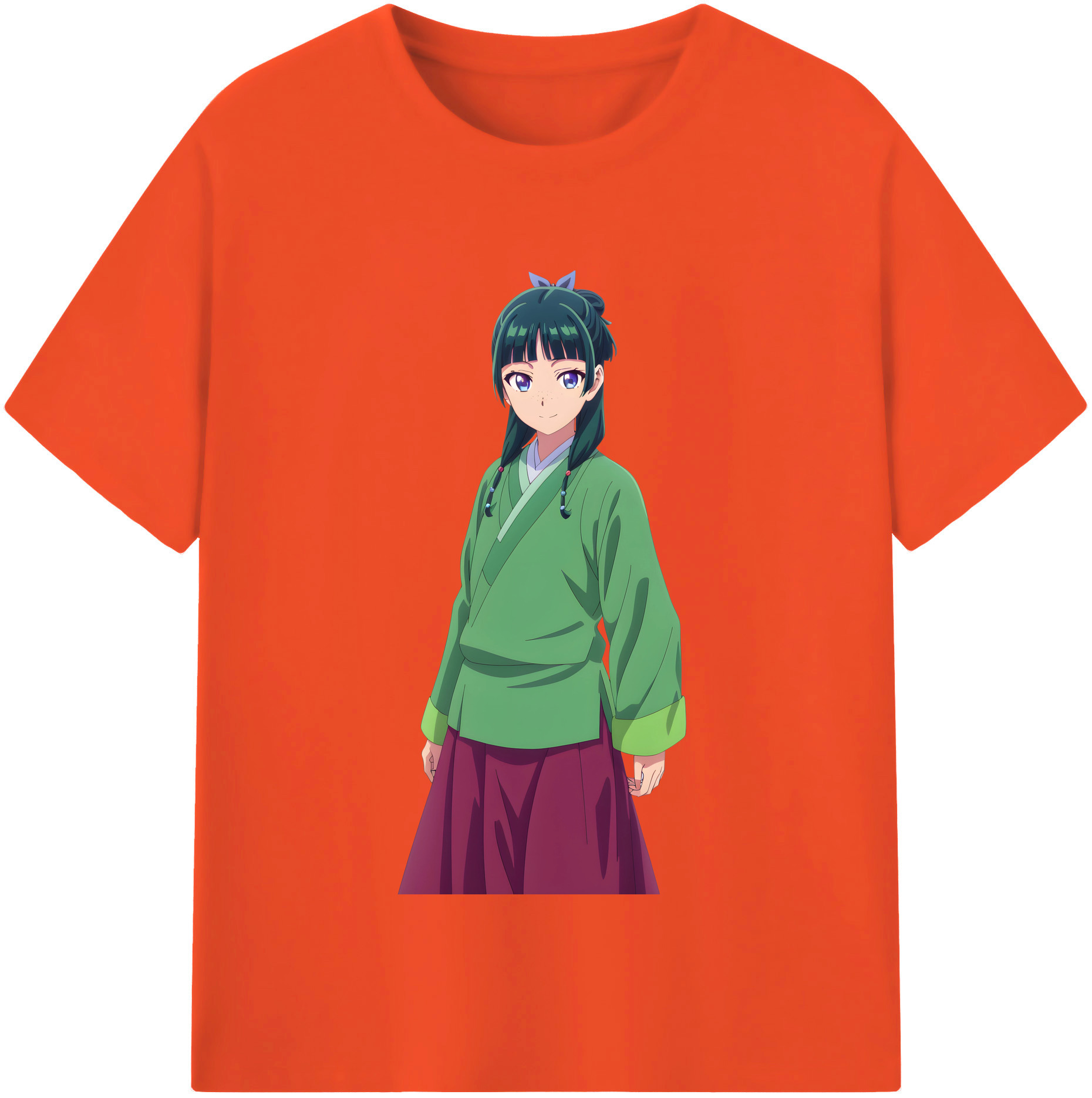 （画像用） 薬屋のひとりごと The Apothecary Diaries 綿100％半袖Tシャツ（フロントプリント）