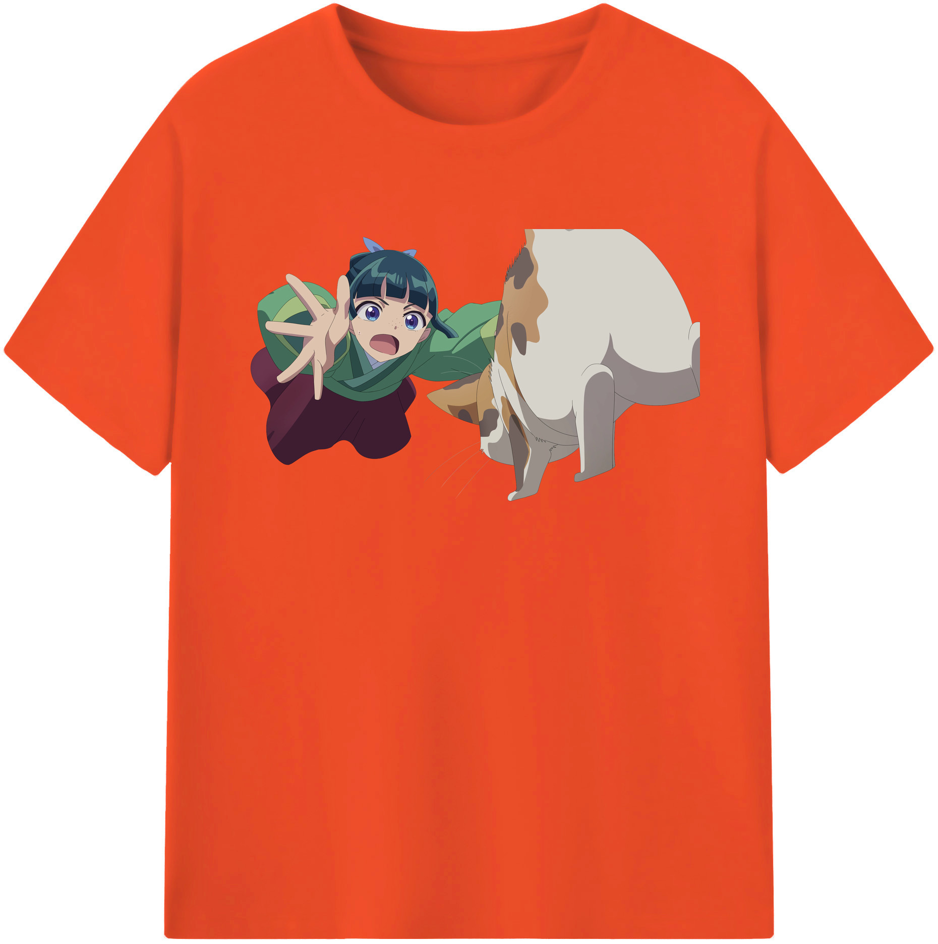 （画像用） 薬屋のひとりごと The Apothecary Diaries 綿100％半袖Tシャツ（フロントプリント）