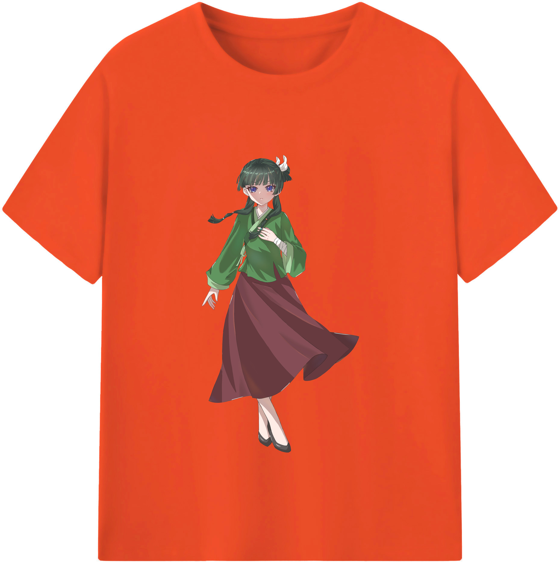 （画像用） 薬屋のひとりごと The Apothecary Diaries 綿100％半袖Tシャツ（フロントプリント）
