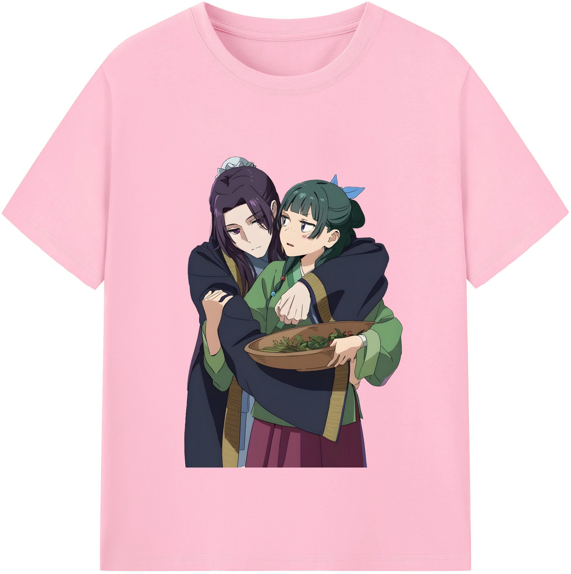 （画像用） 薬屋のひとりごと The Apothecary Diaries 綿100％半袖Tシャツ（フロントプリント）