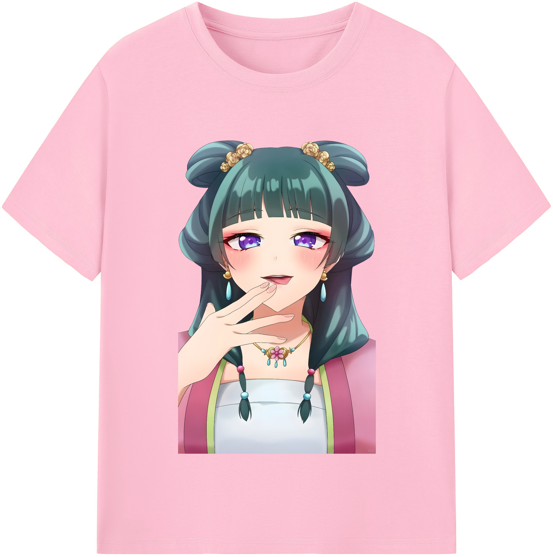 （画像用） 薬屋のひとりごと The Apothecary Diaries 綿100％半袖Tシャツ（フロントプリント）