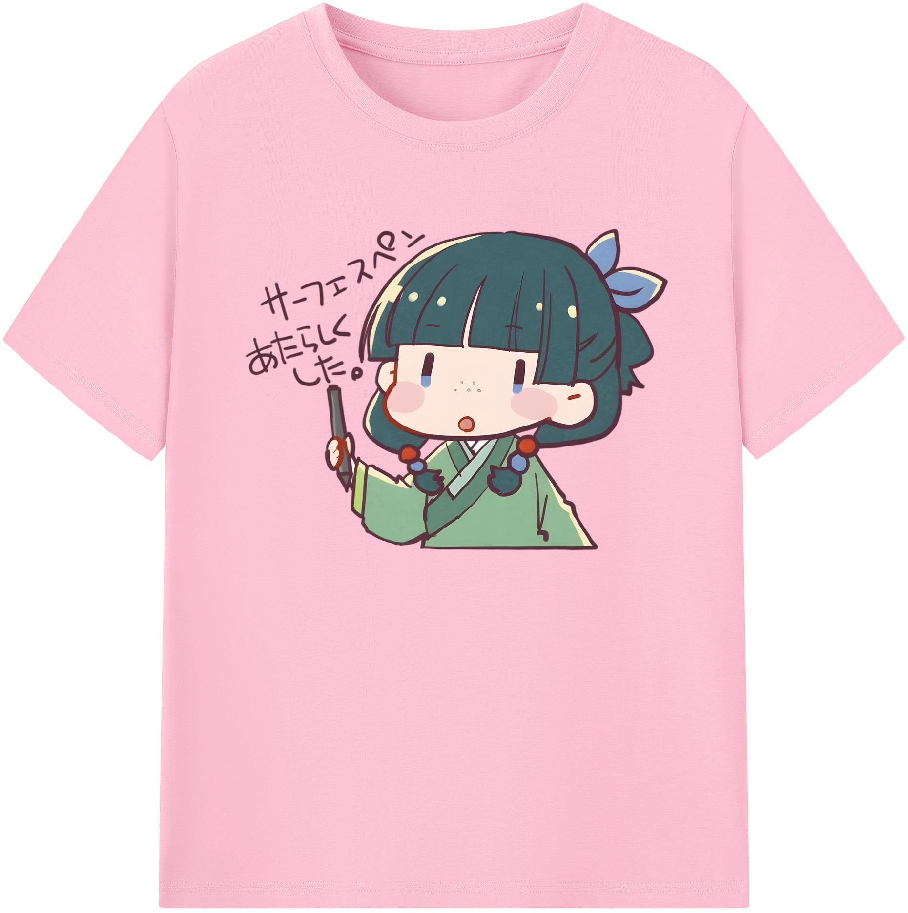 （画像用） 薬屋のひとりごと The Apothecary Diaries 綿100％半袖Tシャツ（フロントプリント）