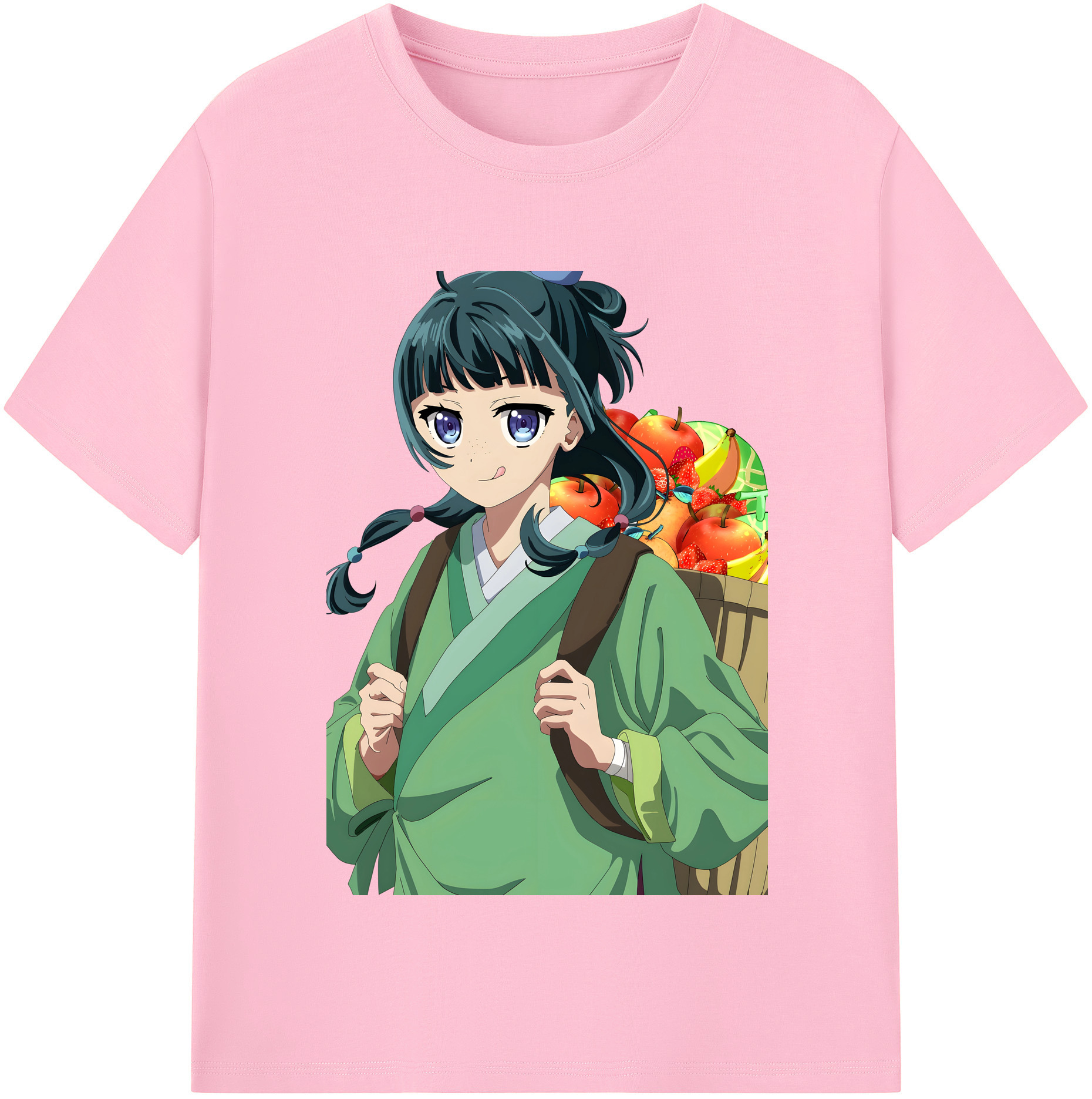 （画像用） 薬屋のひとりごと The Apothecary Diaries 綿100％半袖Tシャツ（フロントプリント）