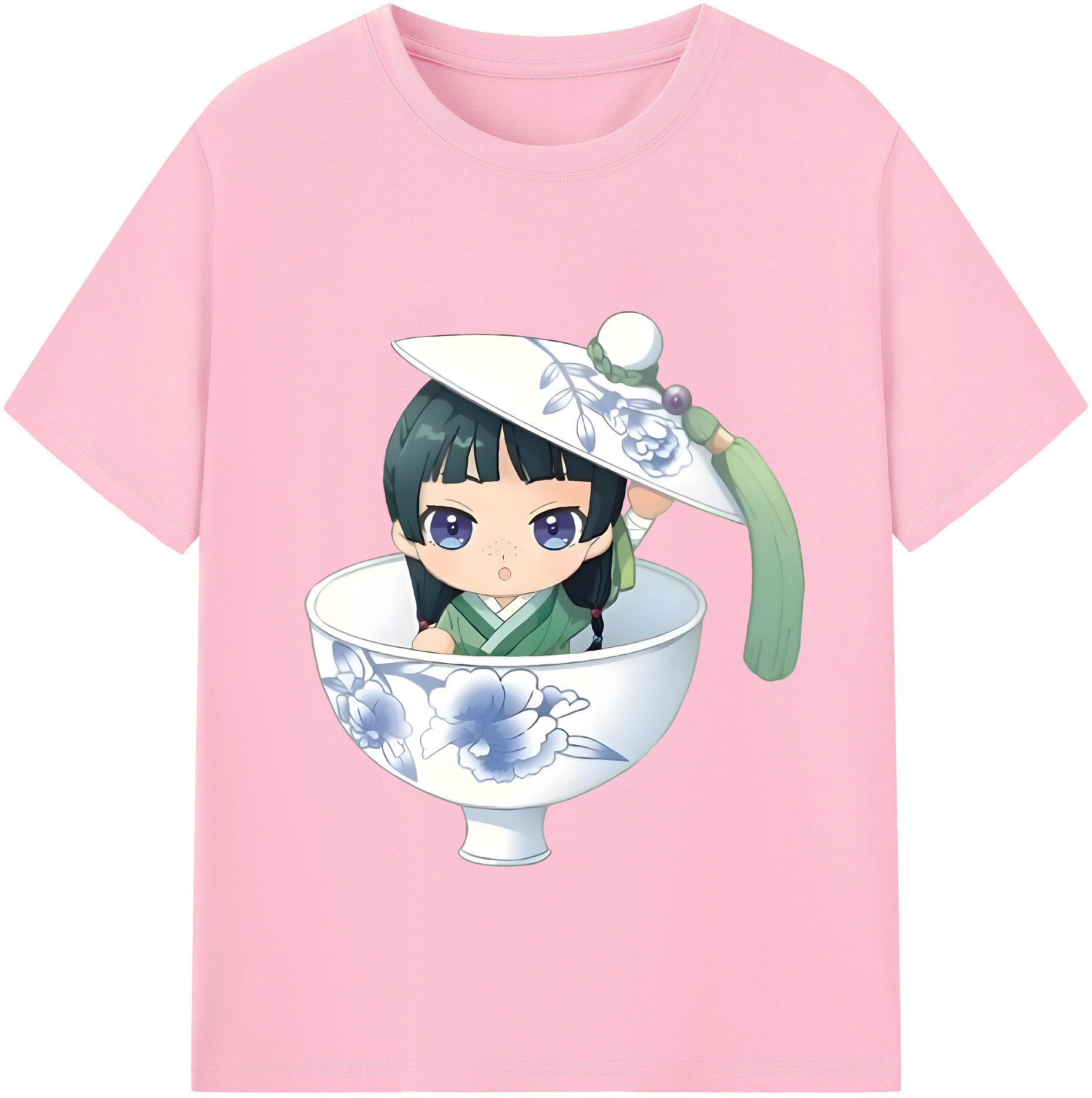 （画像用） 薬屋のひとりごと The Apothecary Diaries 綿100％半袖Tシャツ（フロントプリント）