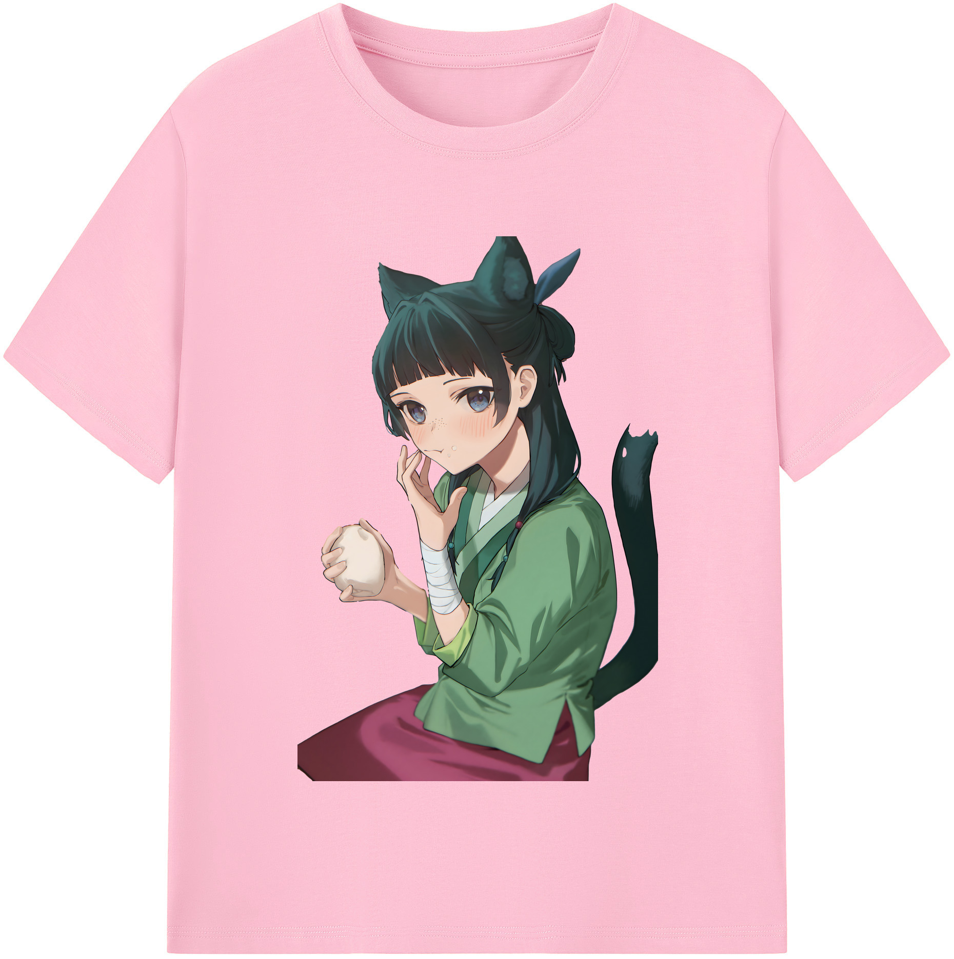 （画像用） 薬屋のひとりごと The Apothecary Diaries 綿100％半袖Tシャツ（フロントプリント）