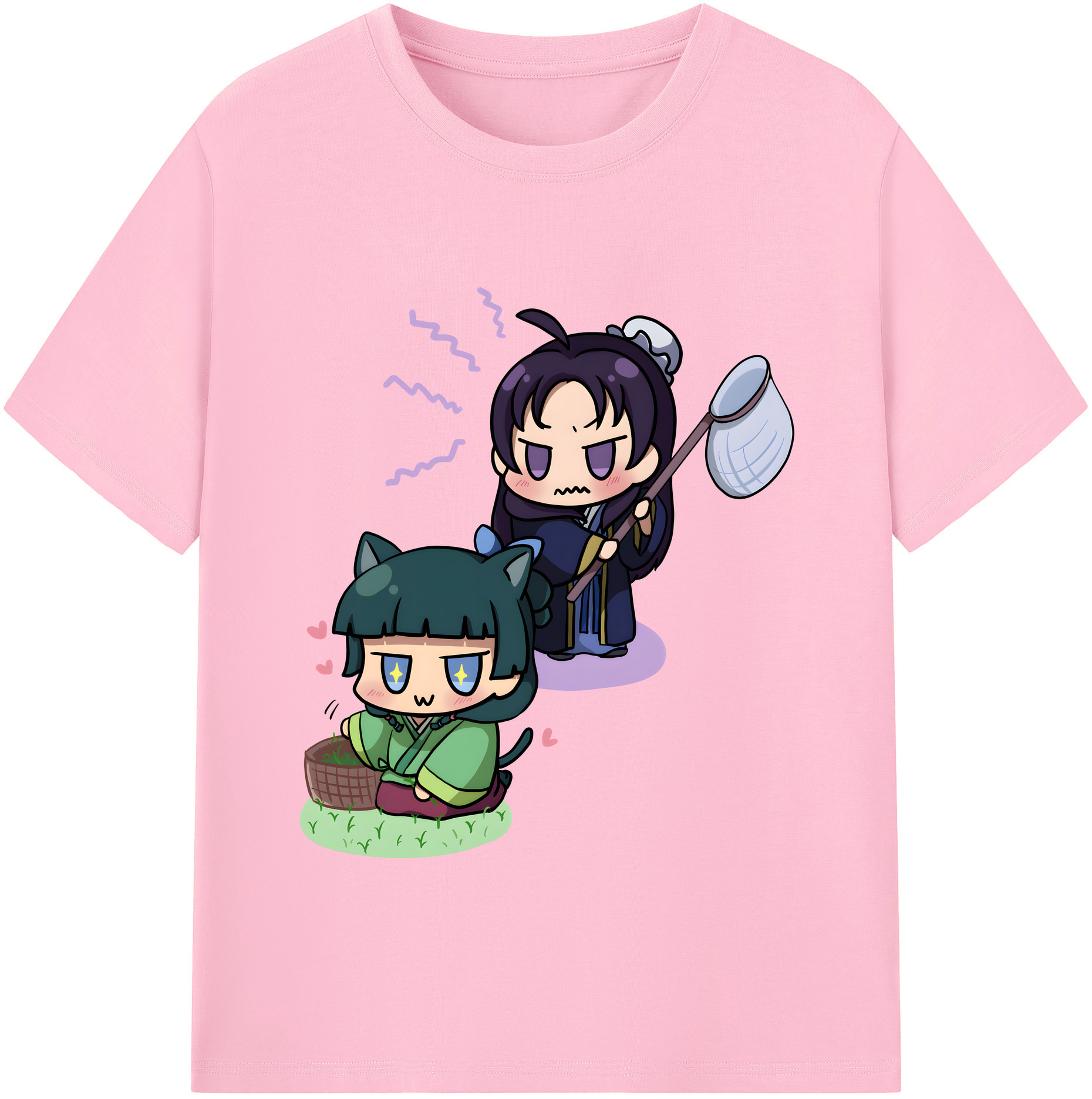 （画像用） 薬屋のひとりごと The Apothecary Diaries 綿100％半袖Tシャツ（フロントプリント）