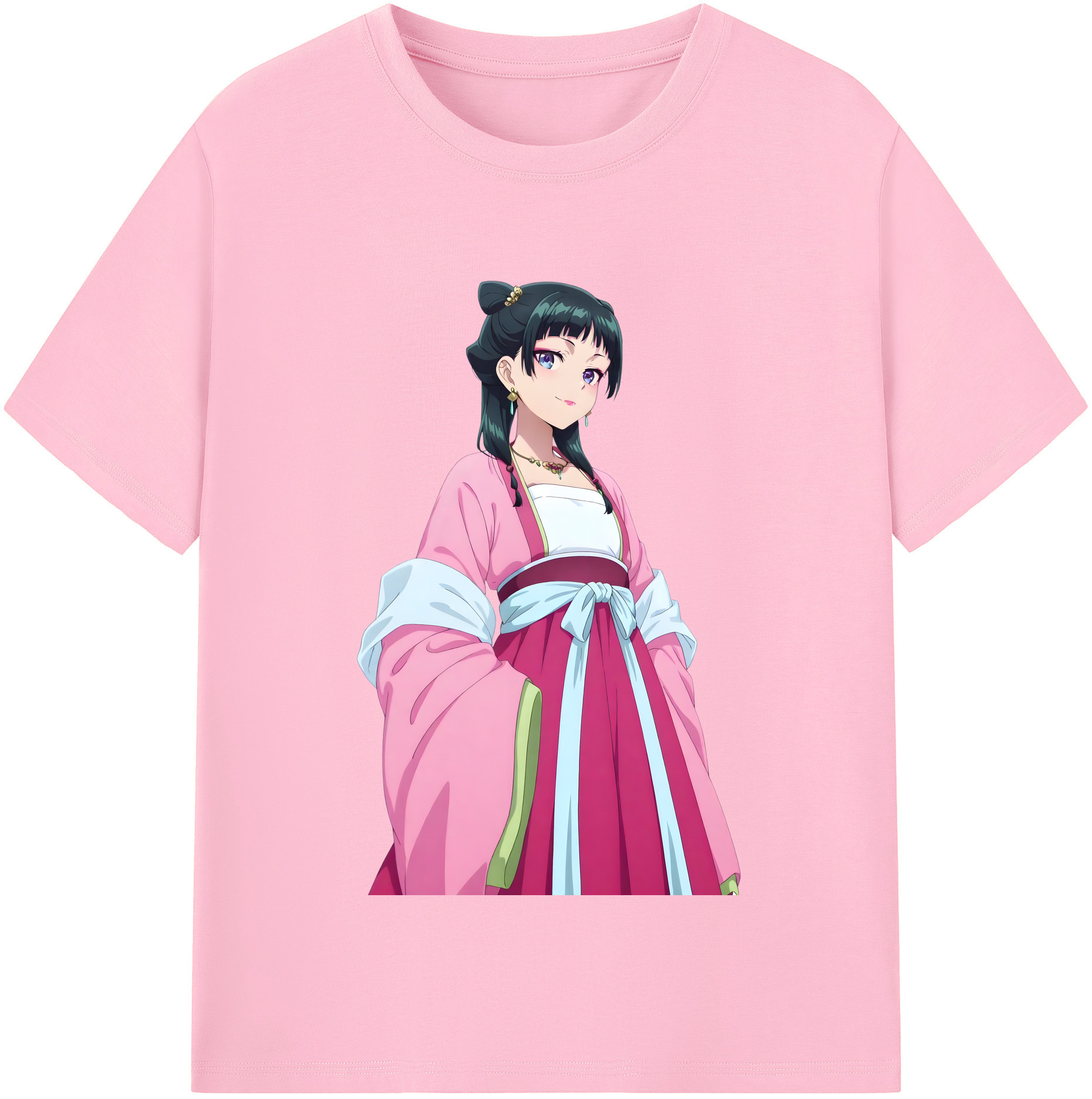 （画像用） 薬屋のひとりごと The Apothecary Diaries 綿100％半袖Tシャツ（フロントプリント）