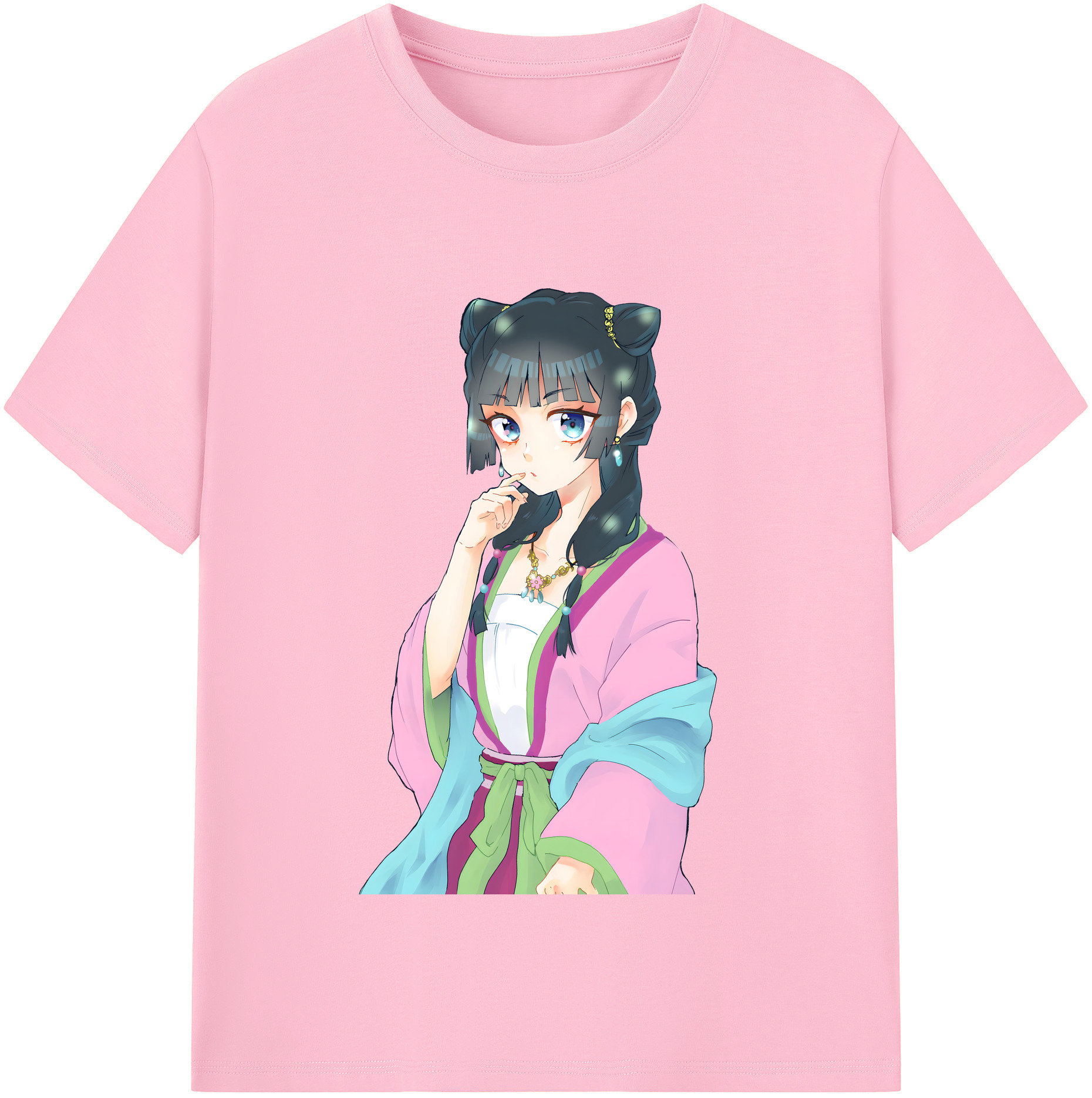 （画像用） 薬屋のひとりごと The Apothecary Diaries 綿100％半袖Tシャツ（フロントプリント）