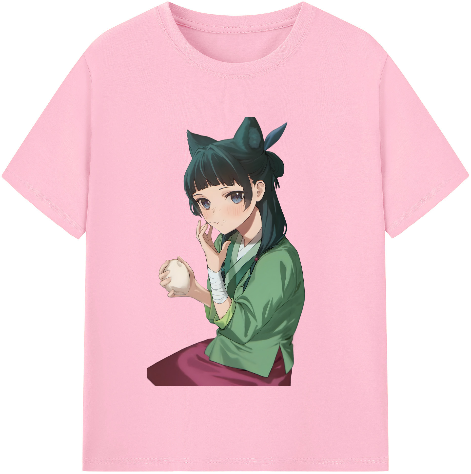 （画像用） 薬屋のひとりごと The Apothecary Diaries 綿100％半袖Tシャツ（フロントプリント）