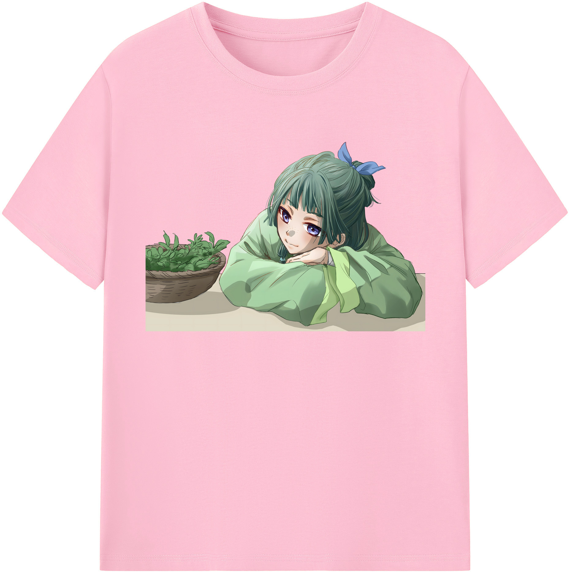 （画像用） 薬屋のひとりごと The Apothecary Diaries 綿100％半袖Tシャツ（フロントプリント）
