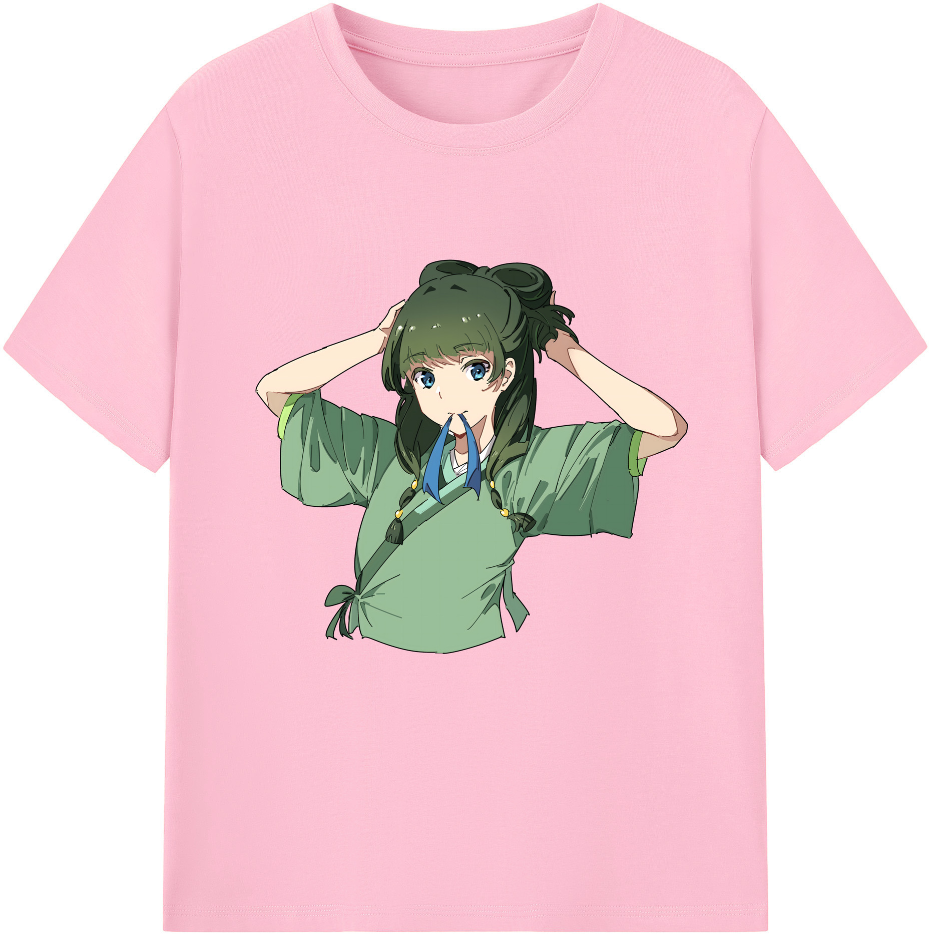 （画像用） 薬屋のひとりごと The Apothecary Diaries 綿100％半袖Tシャツ（フロントプリント）