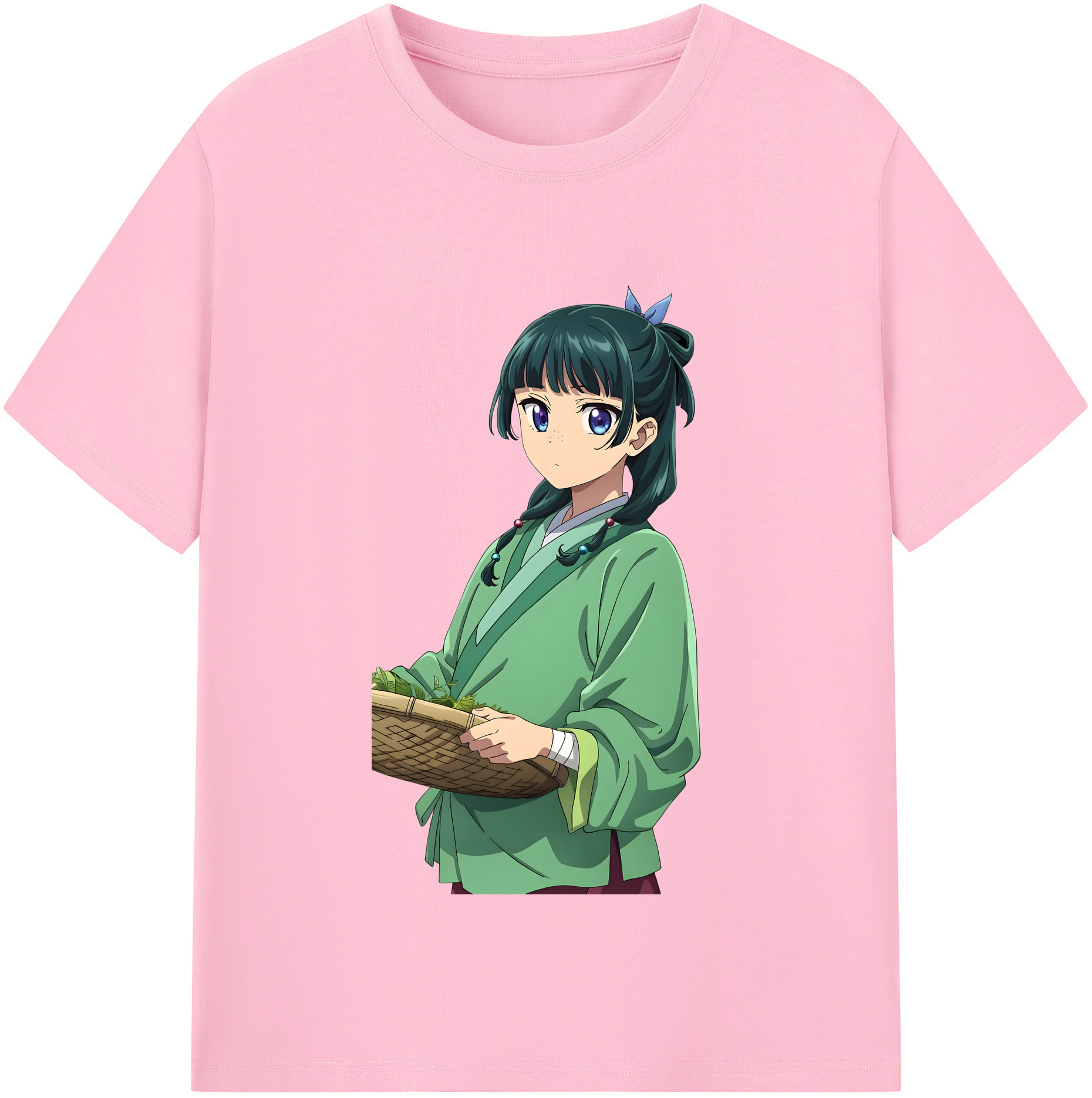 （画像用） 薬屋のひとりごと The Apothecary Diaries 綿100％半袖Tシャツ（フロントプリント）