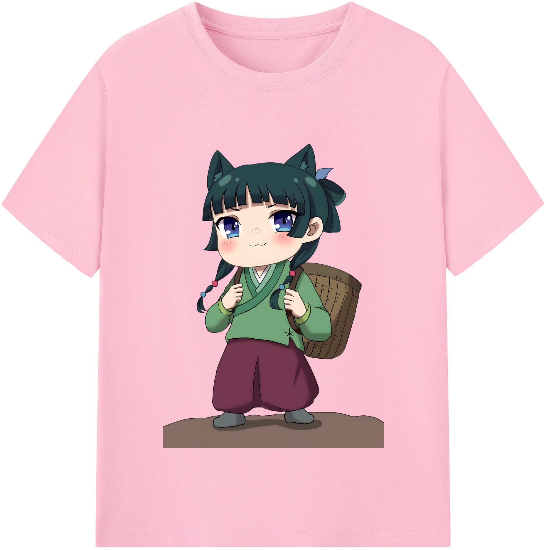 （画像用） 薬屋のひとりごと The Apothecary Diaries 綿100％半袖Tシャツ（フロントプリント）