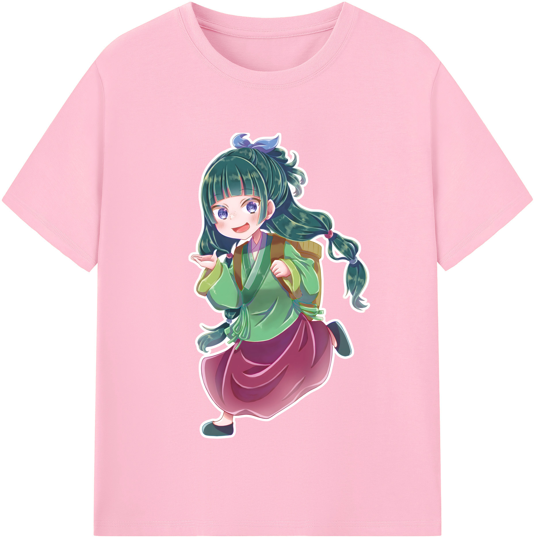 （画像用） 薬屋のひとりごと The Apothecary Diaries 綿100％半袖Tシャツ（フロントプリント）