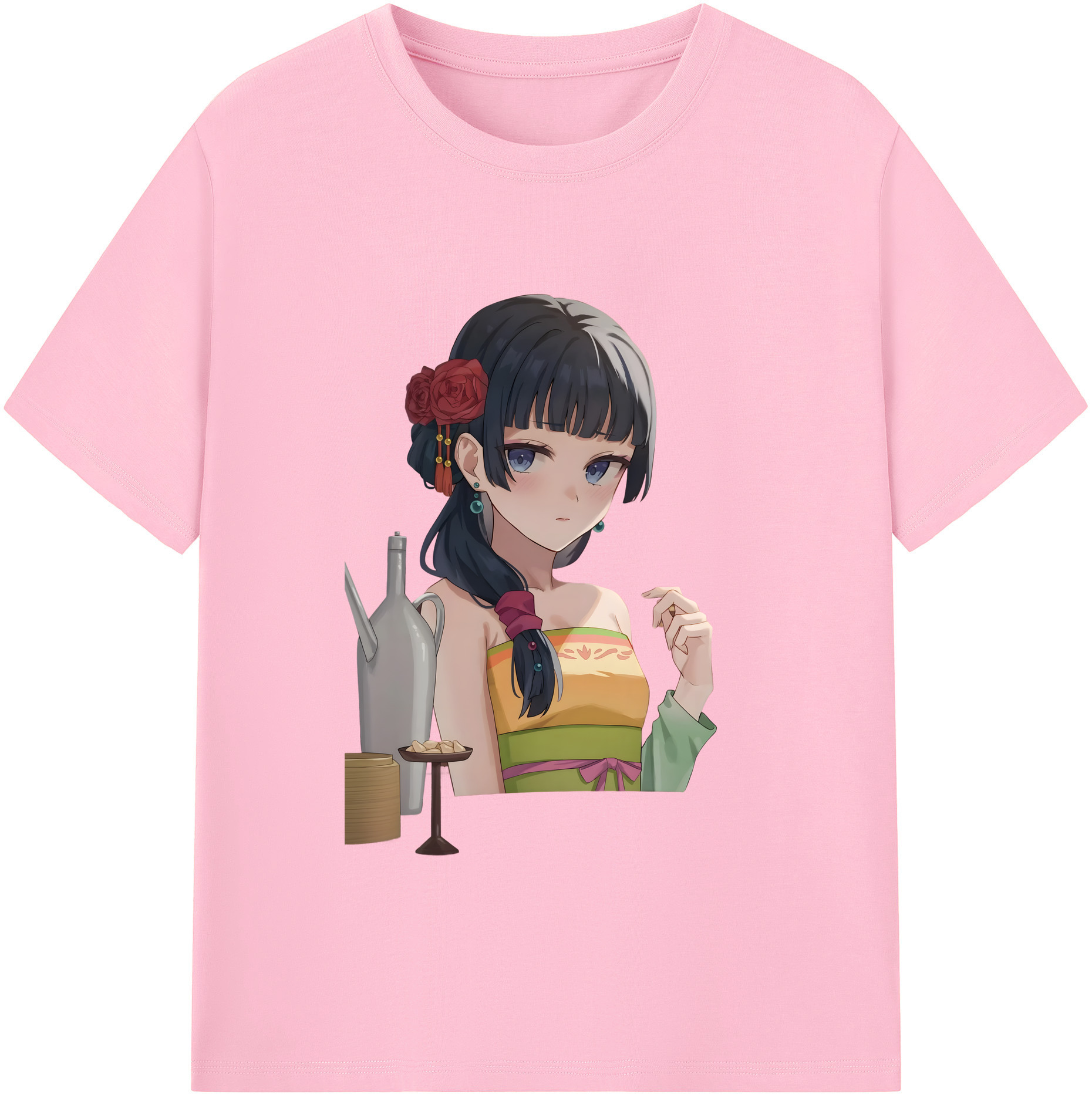（画像用） 薬屋のひとりごと The Apothecary Diaries 綿100％半袖Tシャツ（フロントプリント）