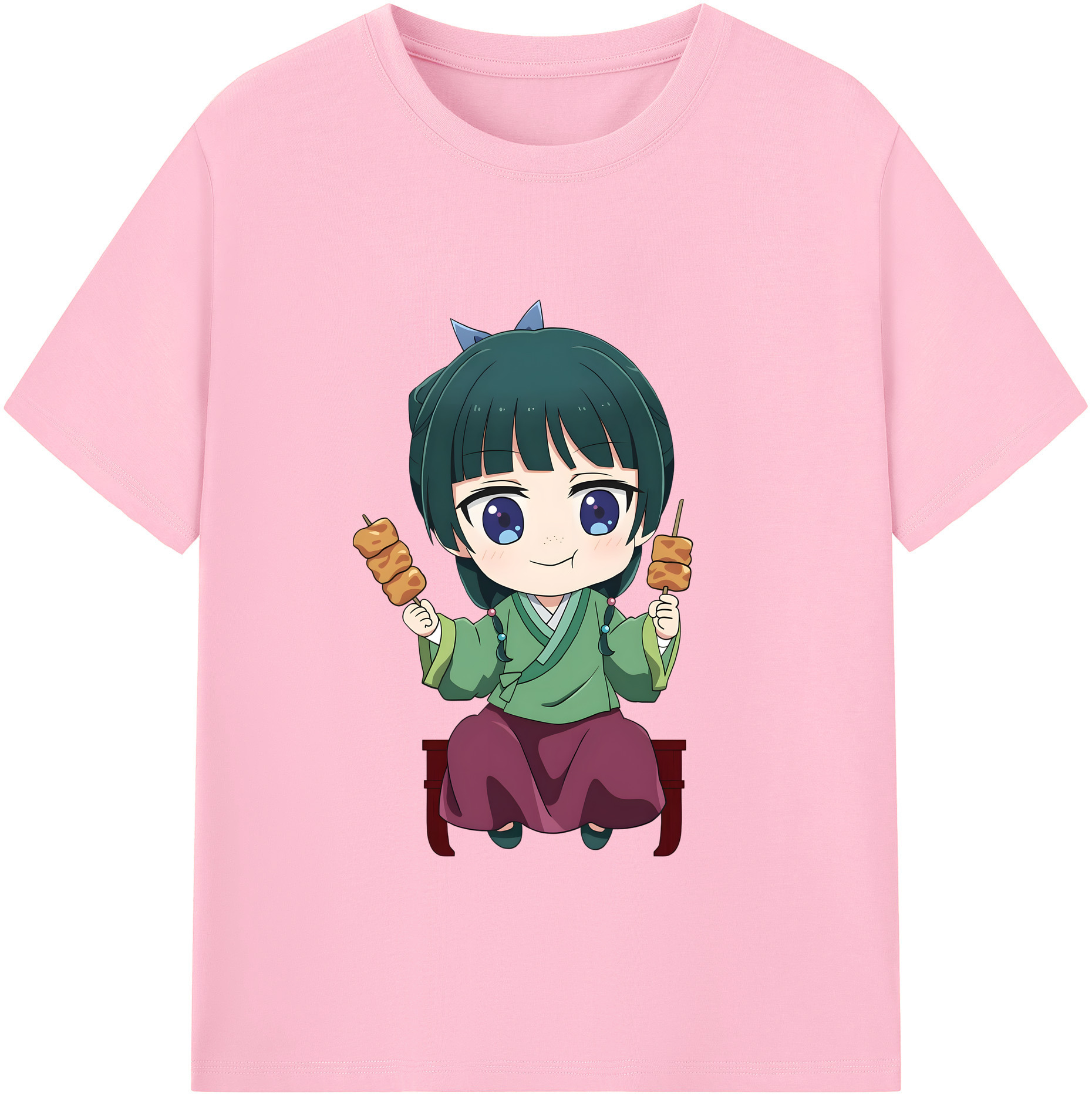 （画像用） 薬屋のひとりごと The Apothecary Diaries 綿100％半袖Tシャツ（フロントプリント）