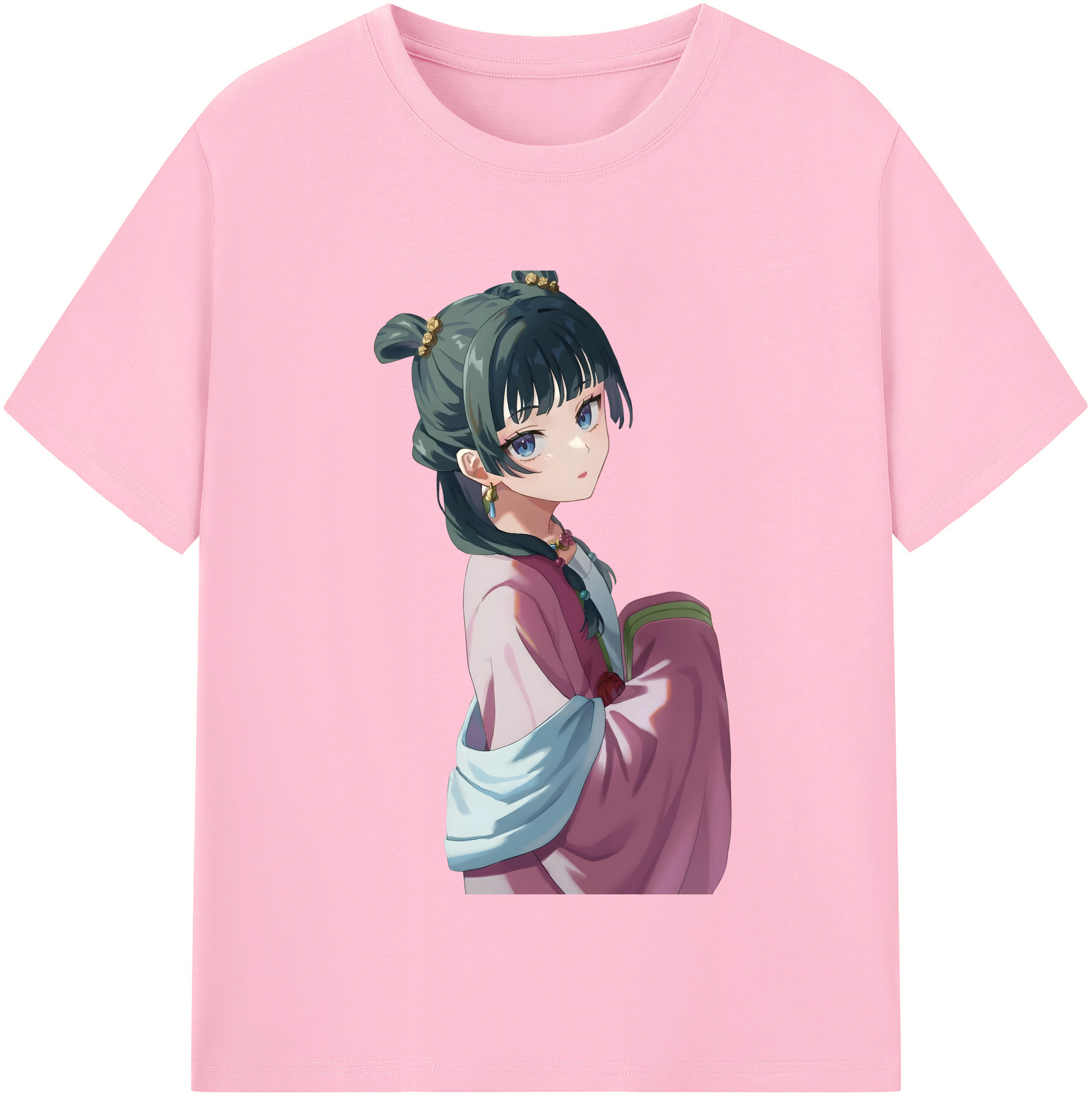 （画像用） 薬屋のひとりごと The Apothecary Diaries 綿100％半袖Tシャツ（フロントプリント）