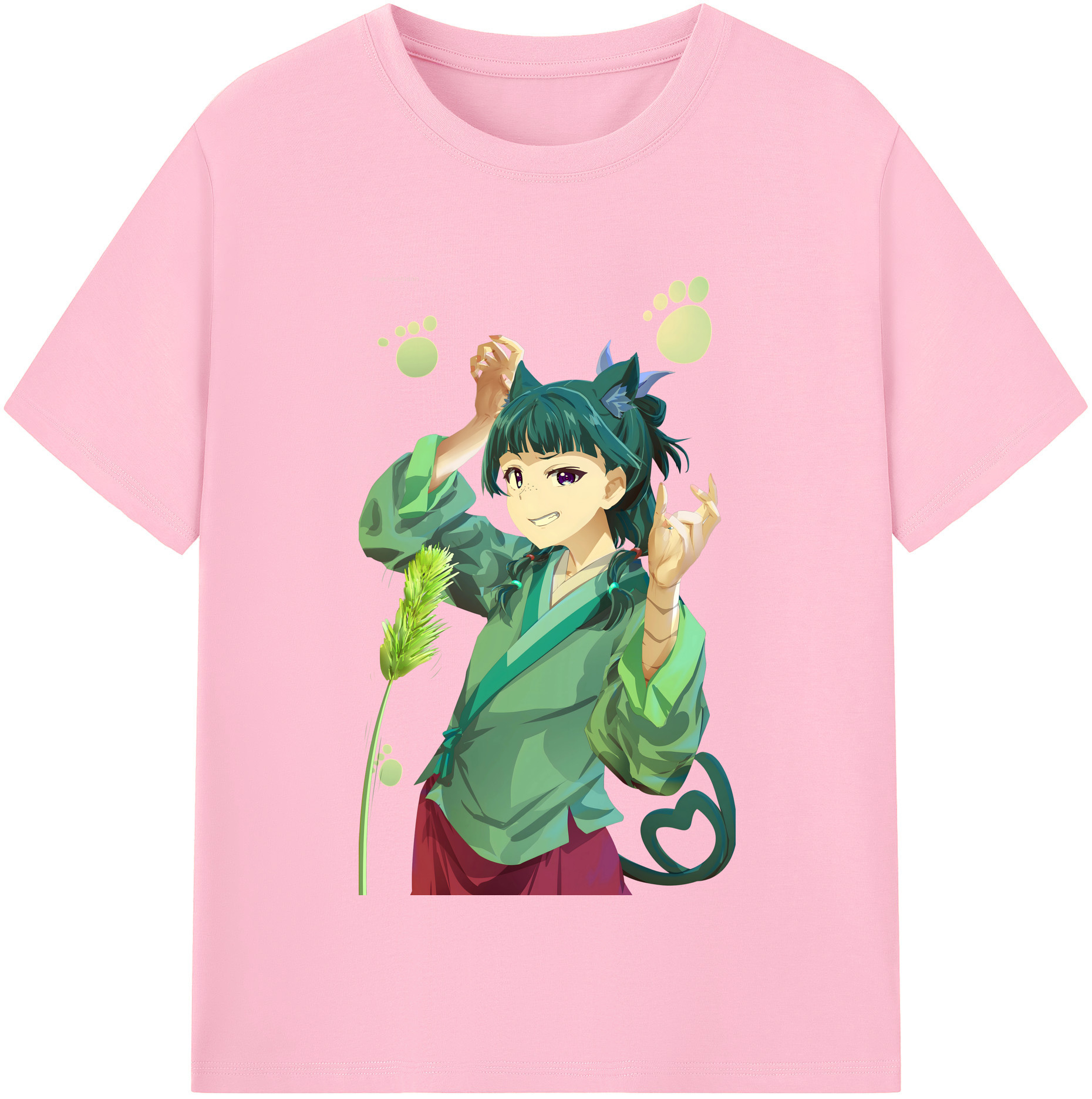 （画像用） 薬屋のひとりごと The Apothecary Diaries 綿100％半袖Tシャツ（フロントプリント）