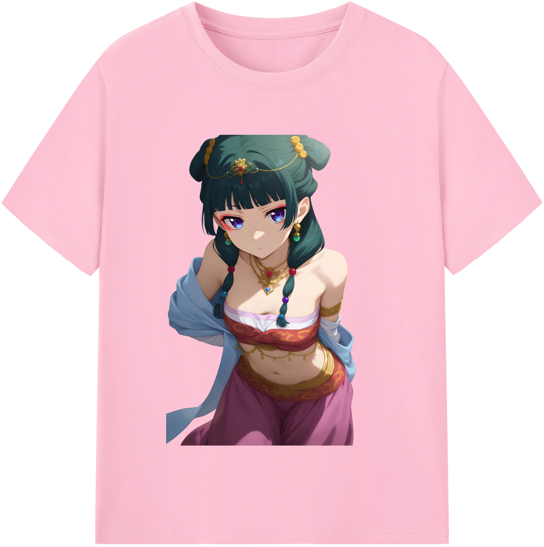 （画像用） 薬屋のひとりごと The Apothecary Diaries 綿100％半袖Tシャツ（フロントプリント）