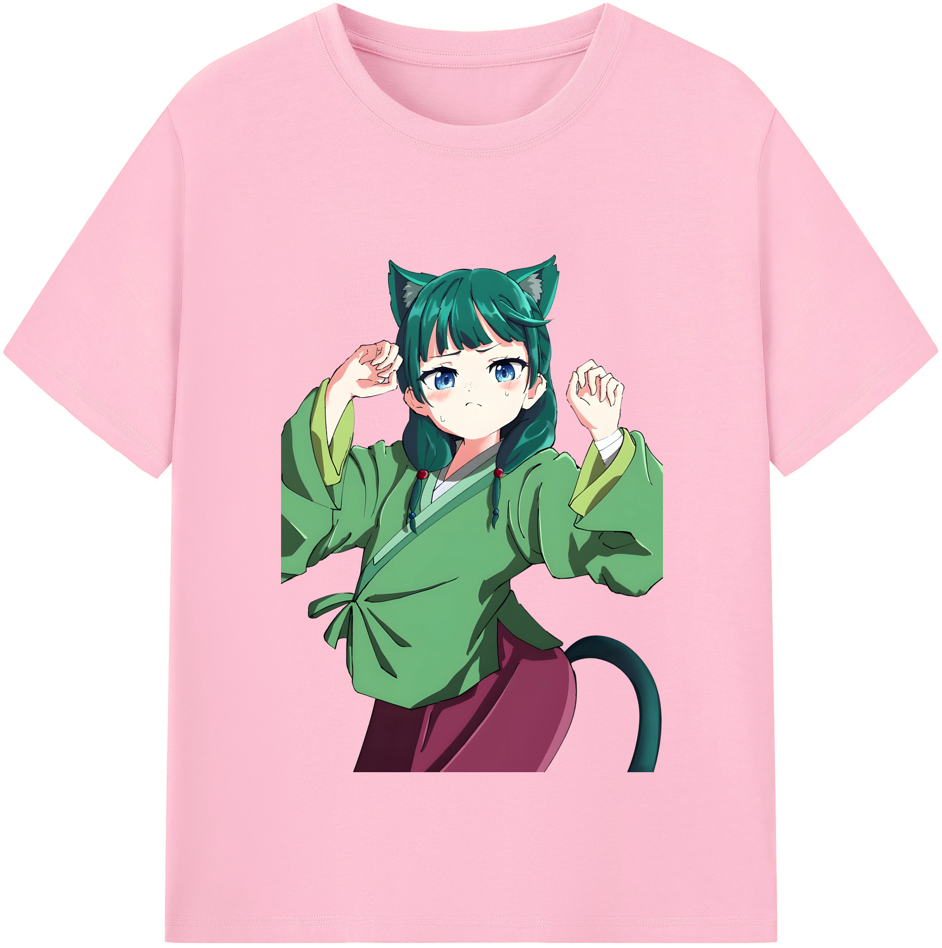 （画像用） 薬屋のひとりごと The Apothecary Diaries 綿100％半袖Tシャツ（フロントプリント）