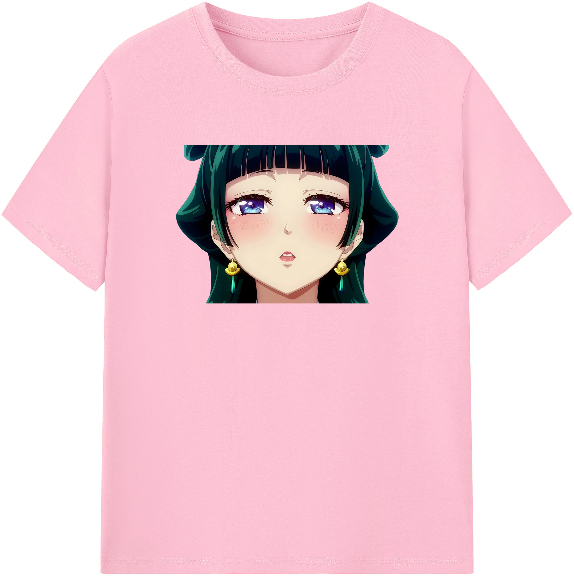 （画像用） 薬屋のひとりごと The Apothecary Diaries 綿100％半袖Tシャツ（フロントプリント）