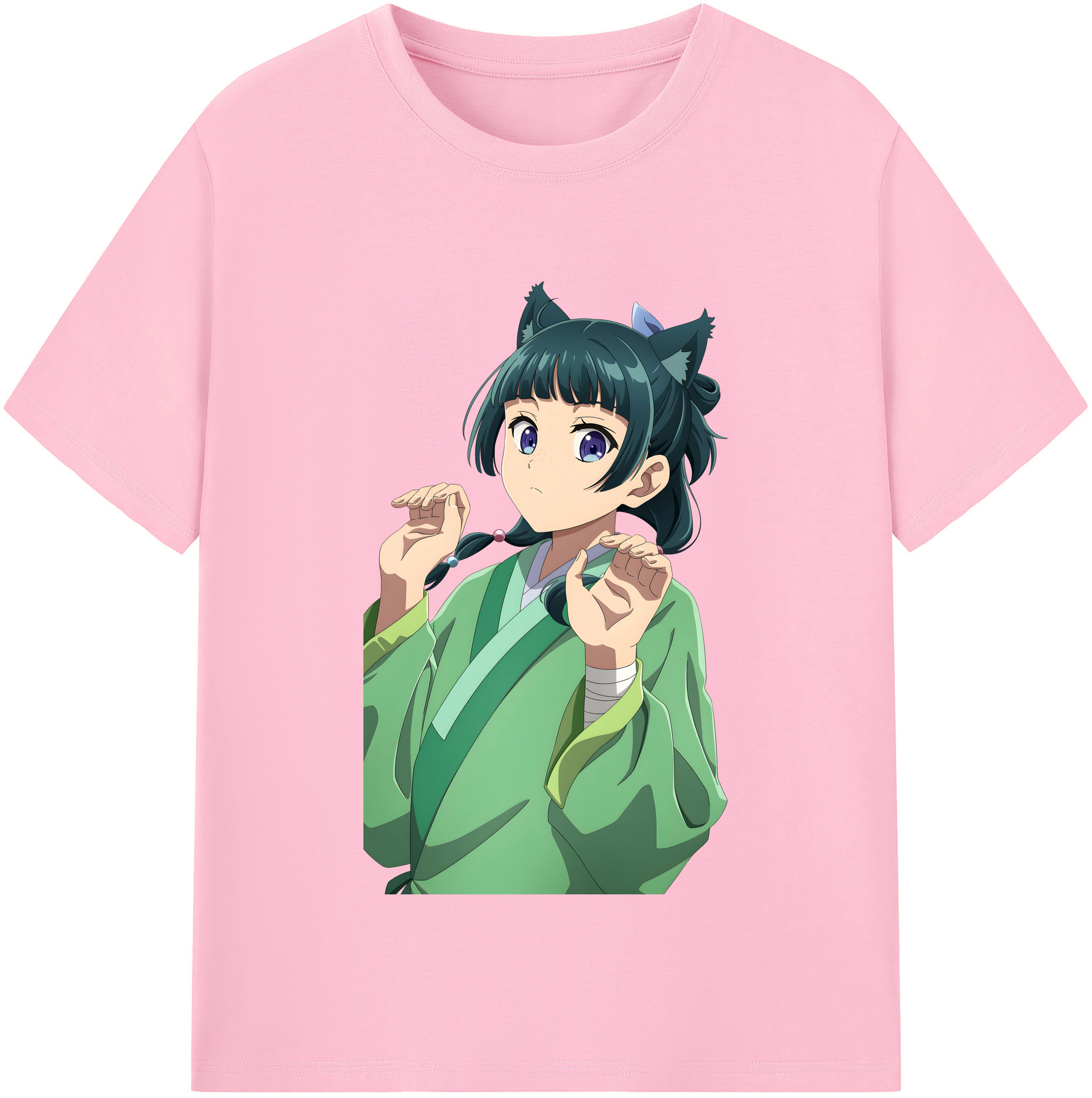 （画像用） 薬屋のひとりごと The Apothecary Diaries 綿100％半袖Tシャツ（フロントプリント）