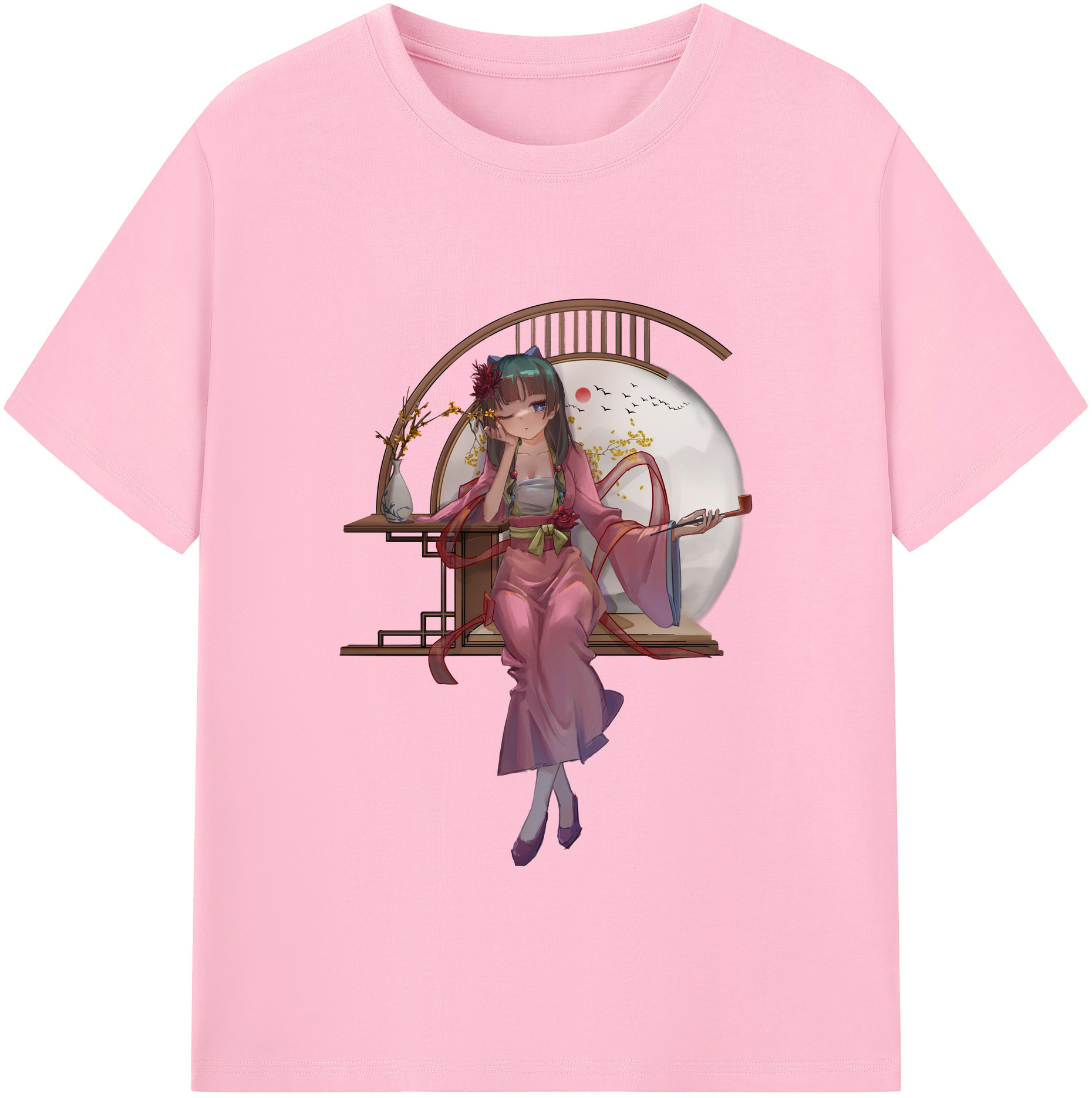 （画像用） 薬屋のひとりごと The Apothecary Diaries 綿100％半袖Tシャツ（フロントプリント）