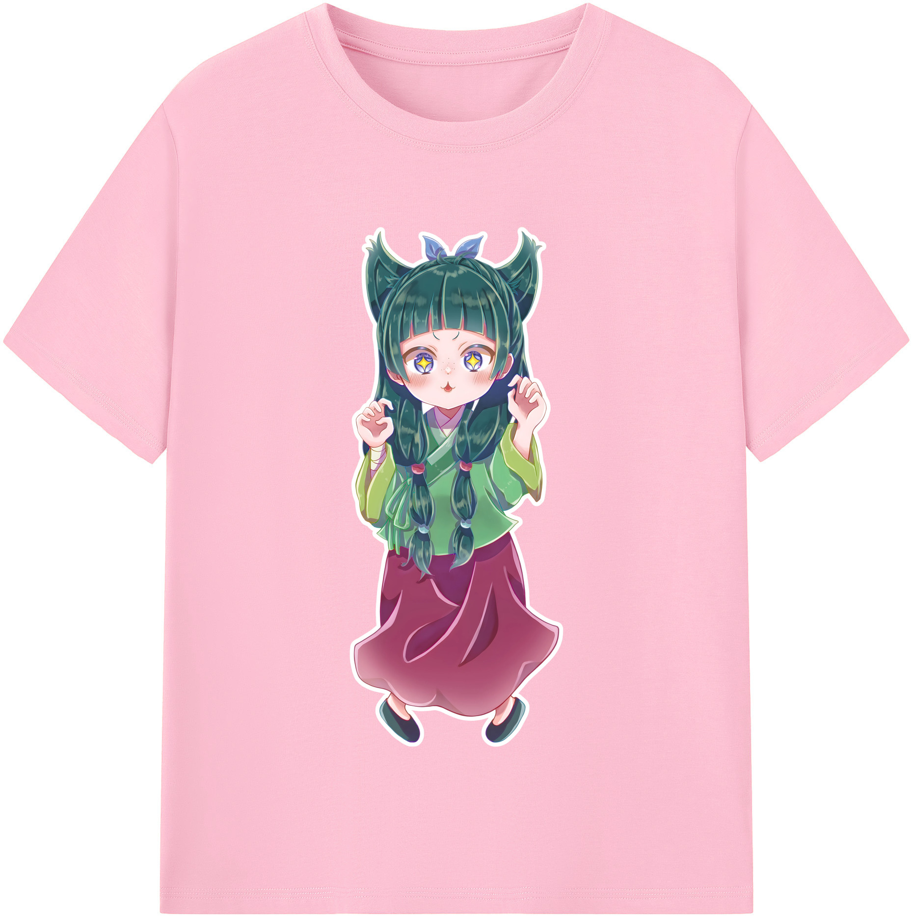 （画像用） 薬屋のひとりごと The Apothecary Diaries 綿100％半袖Tシャツ（フロントプリント）