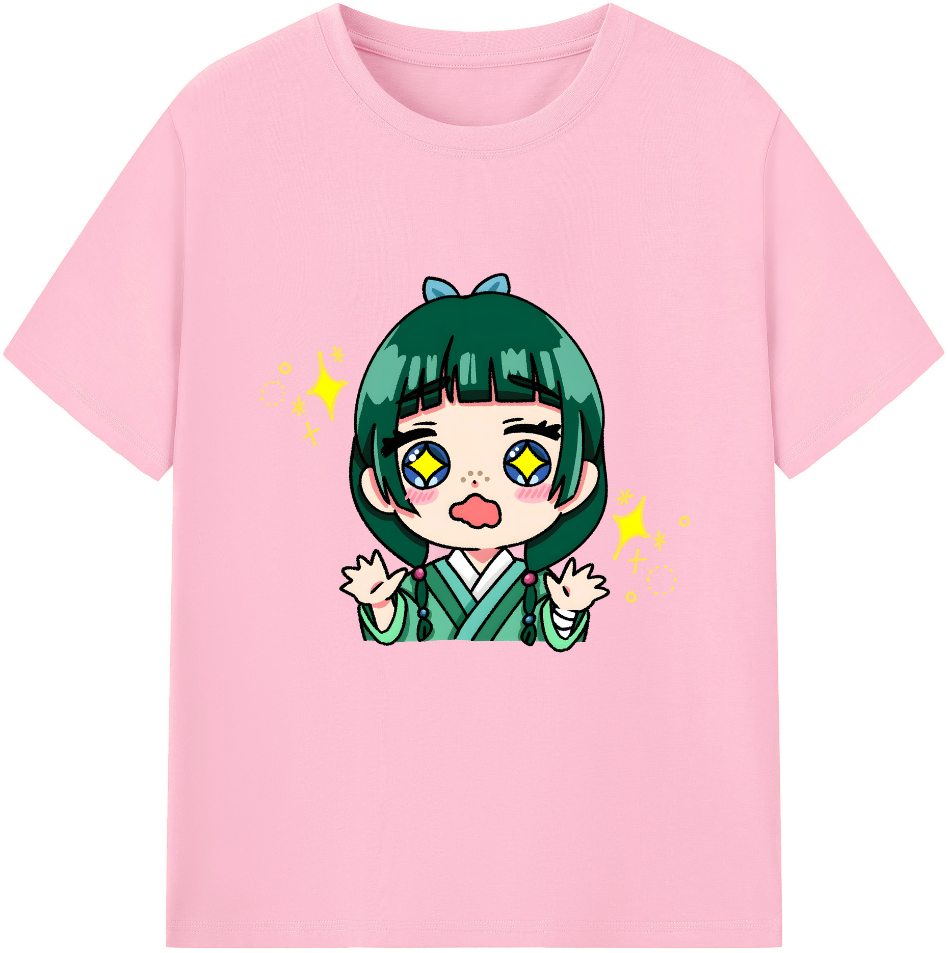 （画像用） 薬屋のひとりごと The Apothecary Diaries 綿100％半袖Tシャツ（フロントプリント）