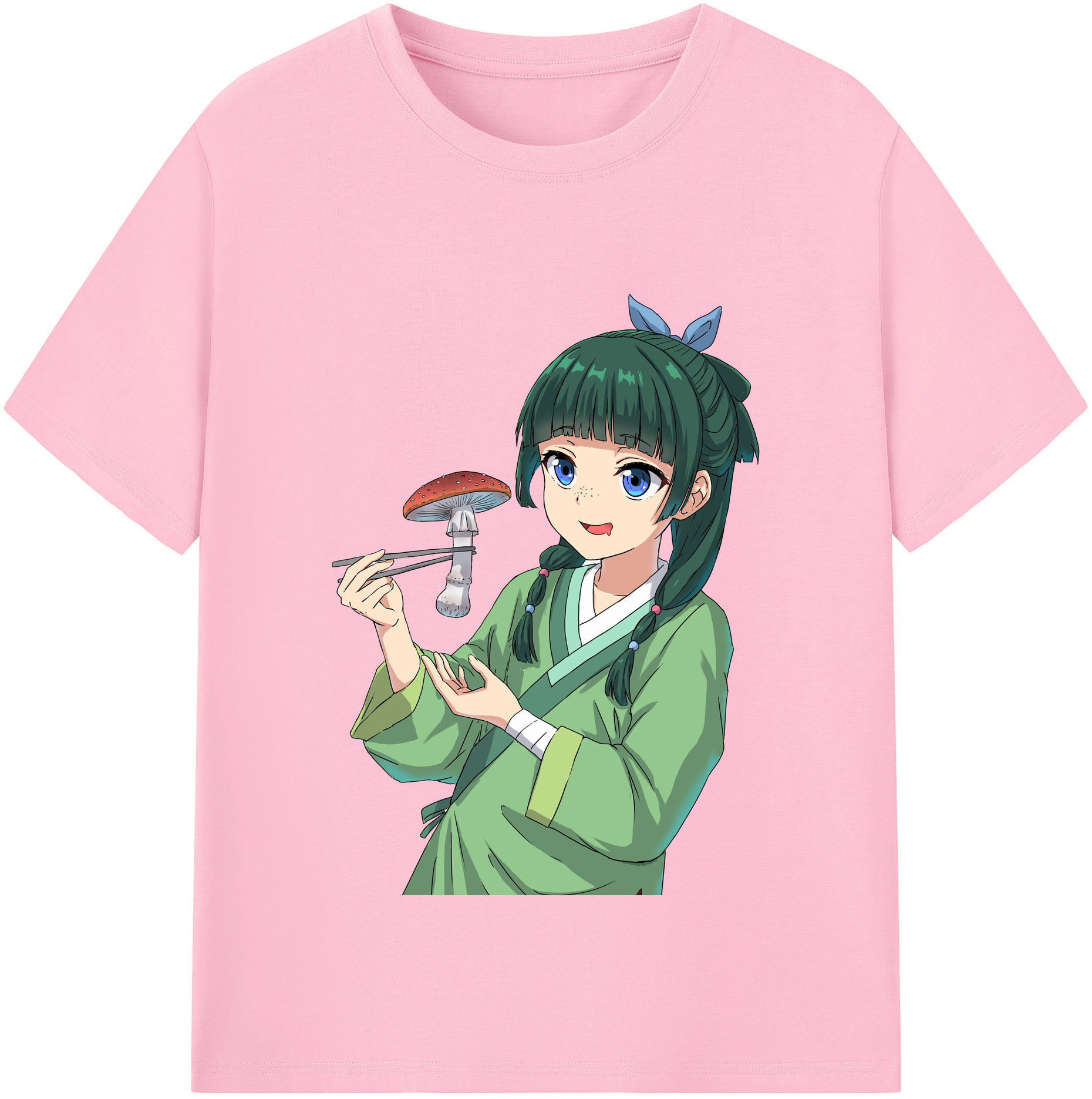 （画像用） 薬屋のひとりごと The Apothecary Diaries 綿100％半袖Tシャツ（フロントプリント）