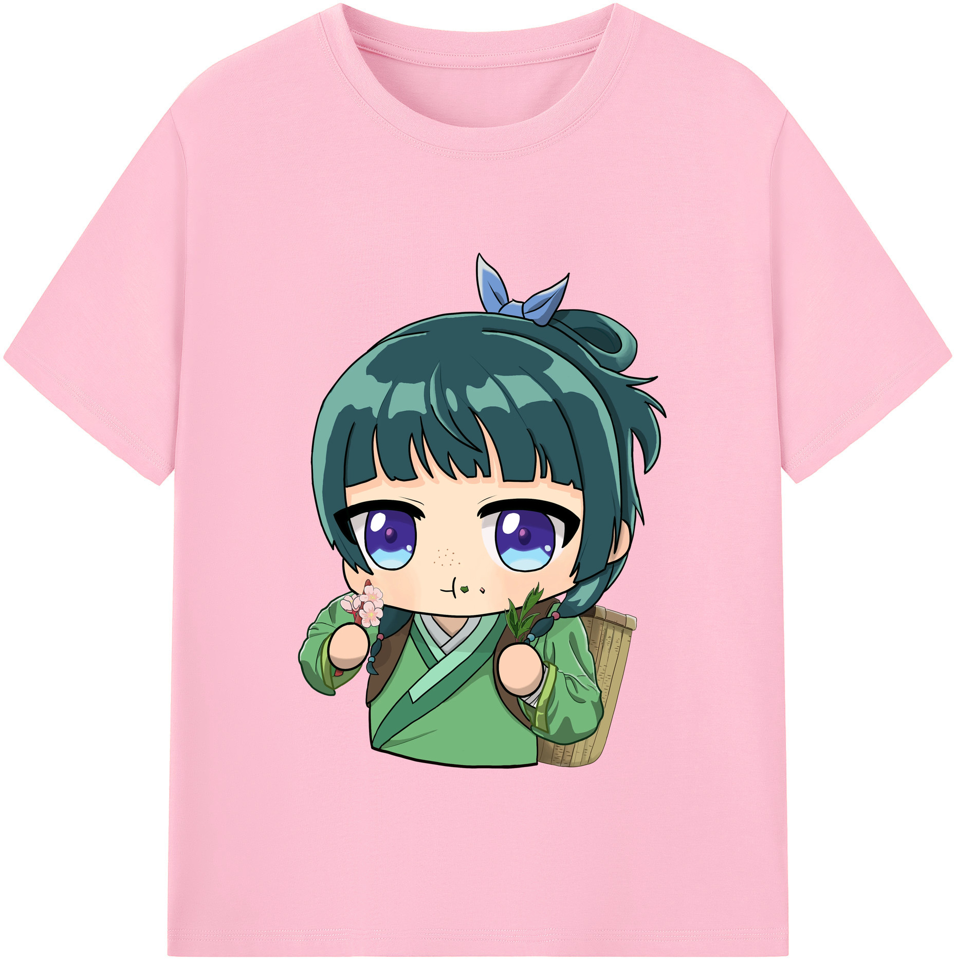 （画像用） 薬屋のひとりごと The Apothecary Diaries 綿100％半袖Tシャツ（フロントプリント）
