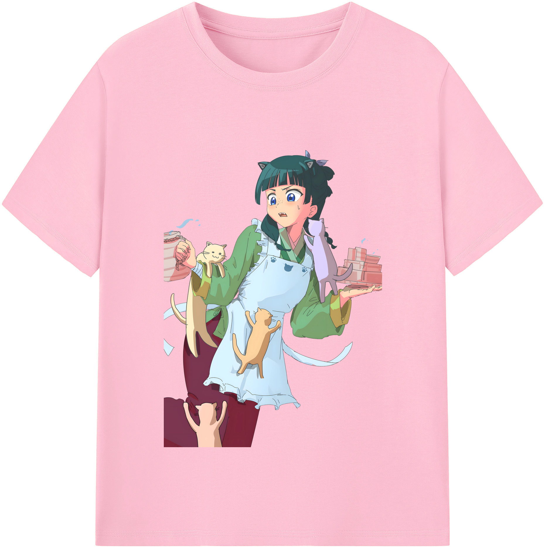 （画像用） 薬屋のひとりごと The Apothecary Diaries 綿100％半袖Tシャツ（フロントプリント）