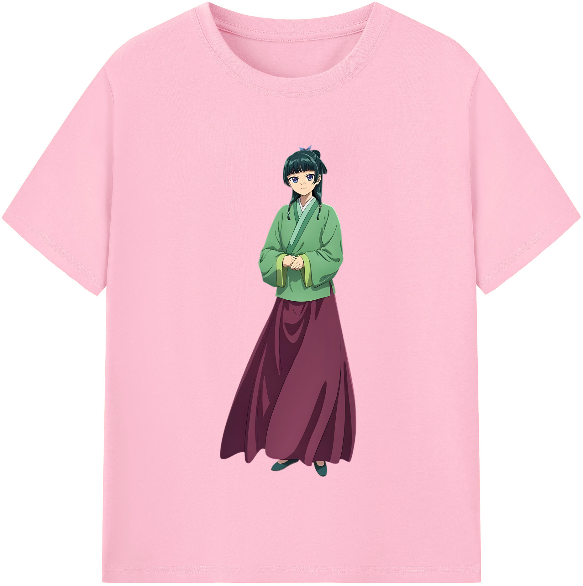 （画像用） 薬屋のひとりごと The Apothecary Diaries 綿100％半袖Tシャツ（フロントプリント）
