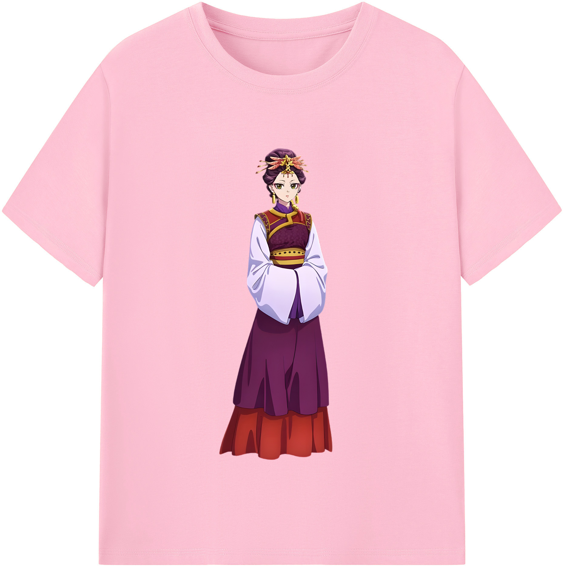 （画像用） 薬屋のひとりごと The Apothecary Diaries 綿100％半袖Tシャツ（フロントプリント）