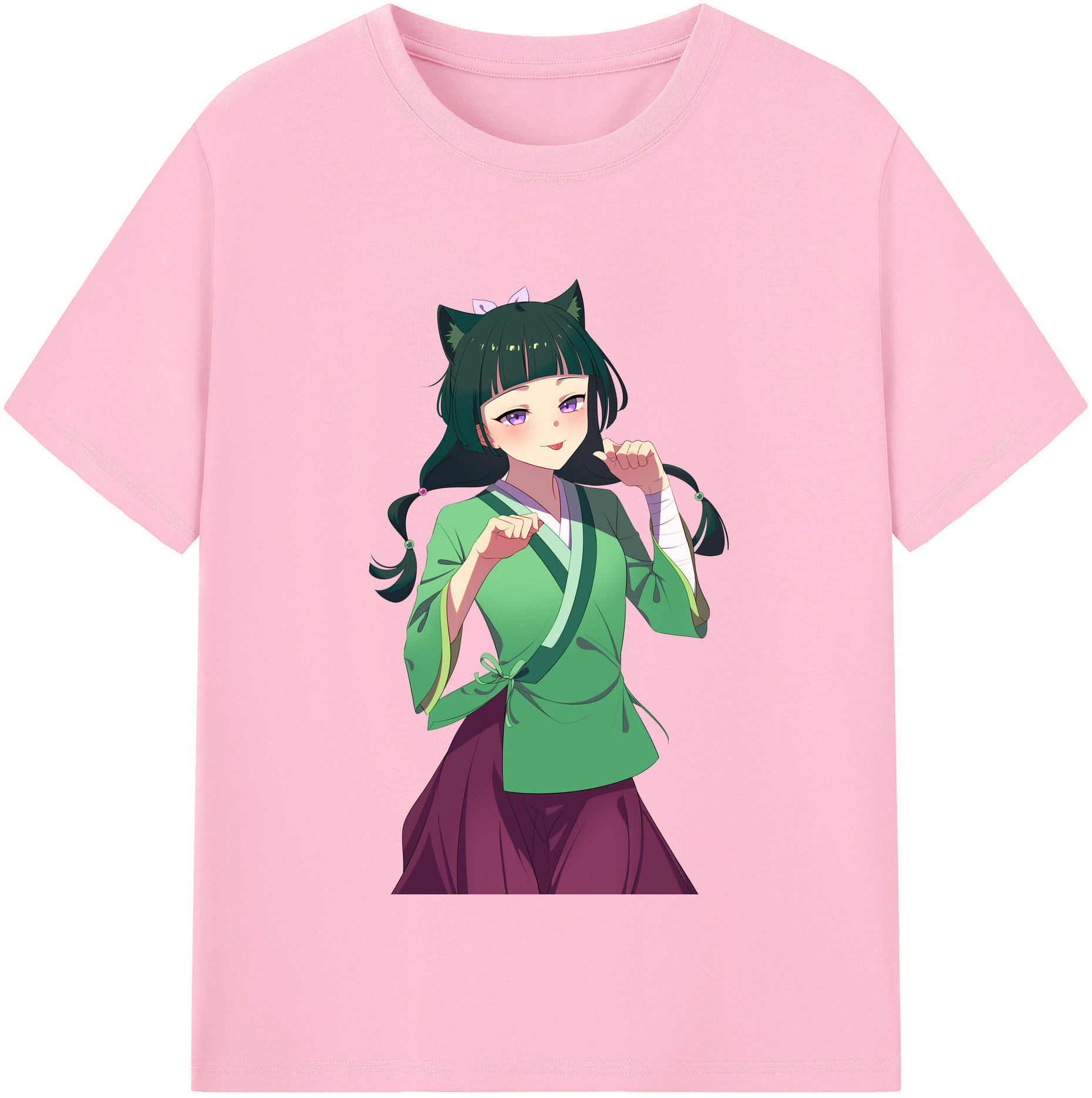 （画像用） 薬屋のひとりごと The Apothecary Diaries 綿100％半袖Tシャツ（フロントプリント）
