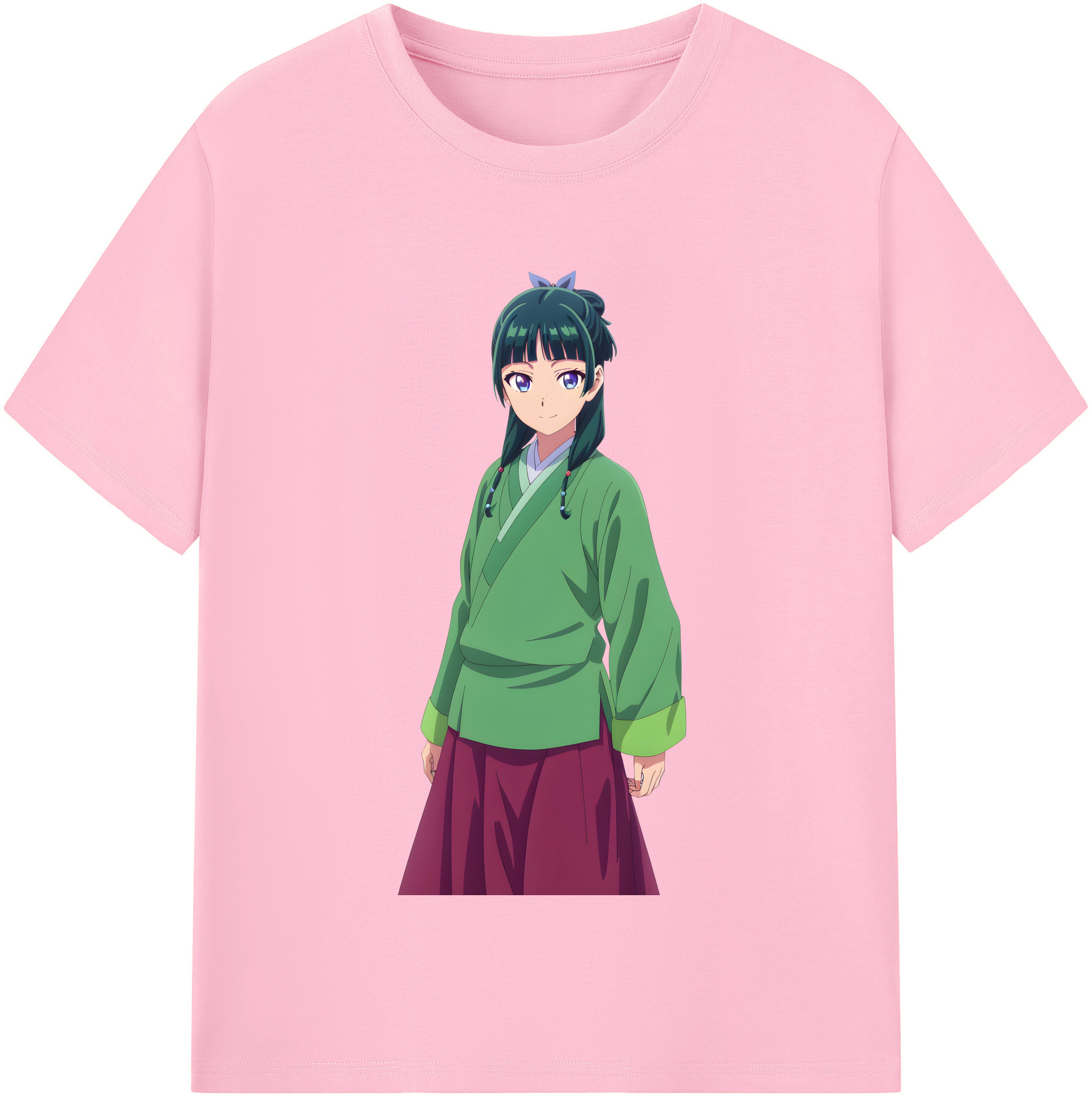 （画像用） 薬屋のひとりごと The Apothecary Diaries 綿100％半袖Tシャツ（フロントプリント）
