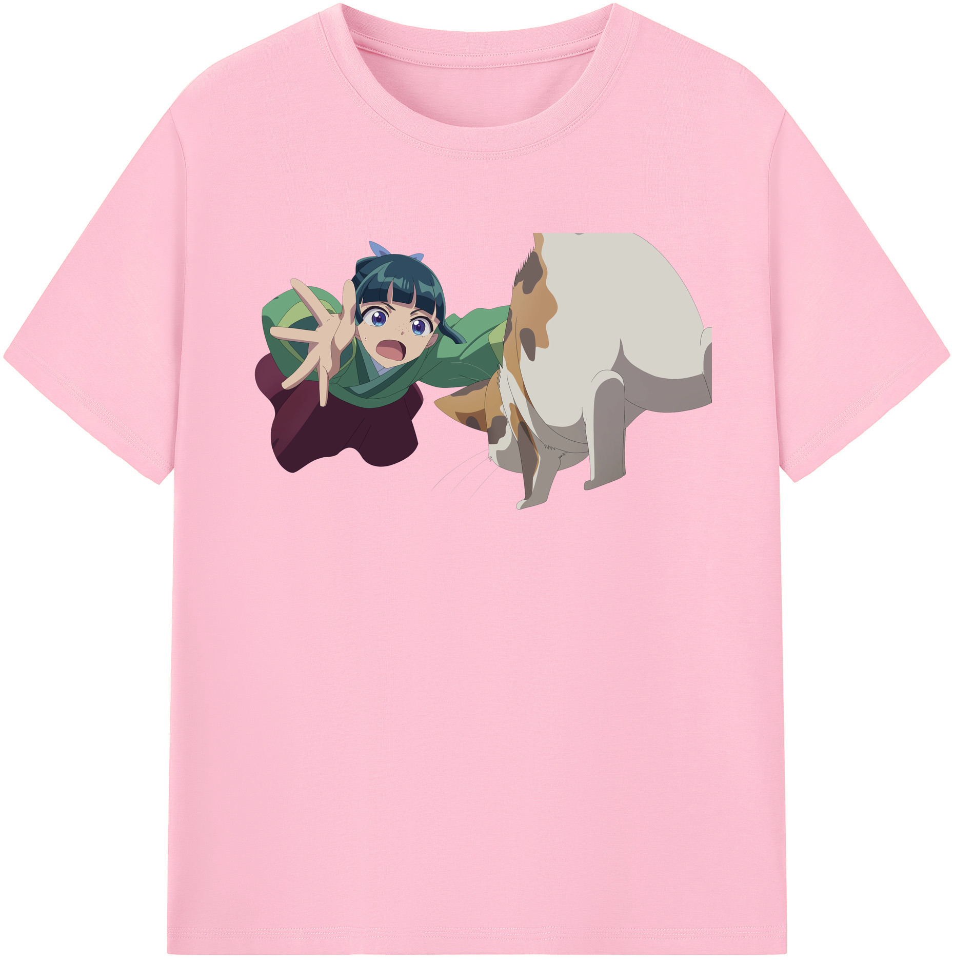 （画像用） 薬屋のひとりごと The Apothecary Diaries 綿100％半袖Tシャツ（フロントプリント）